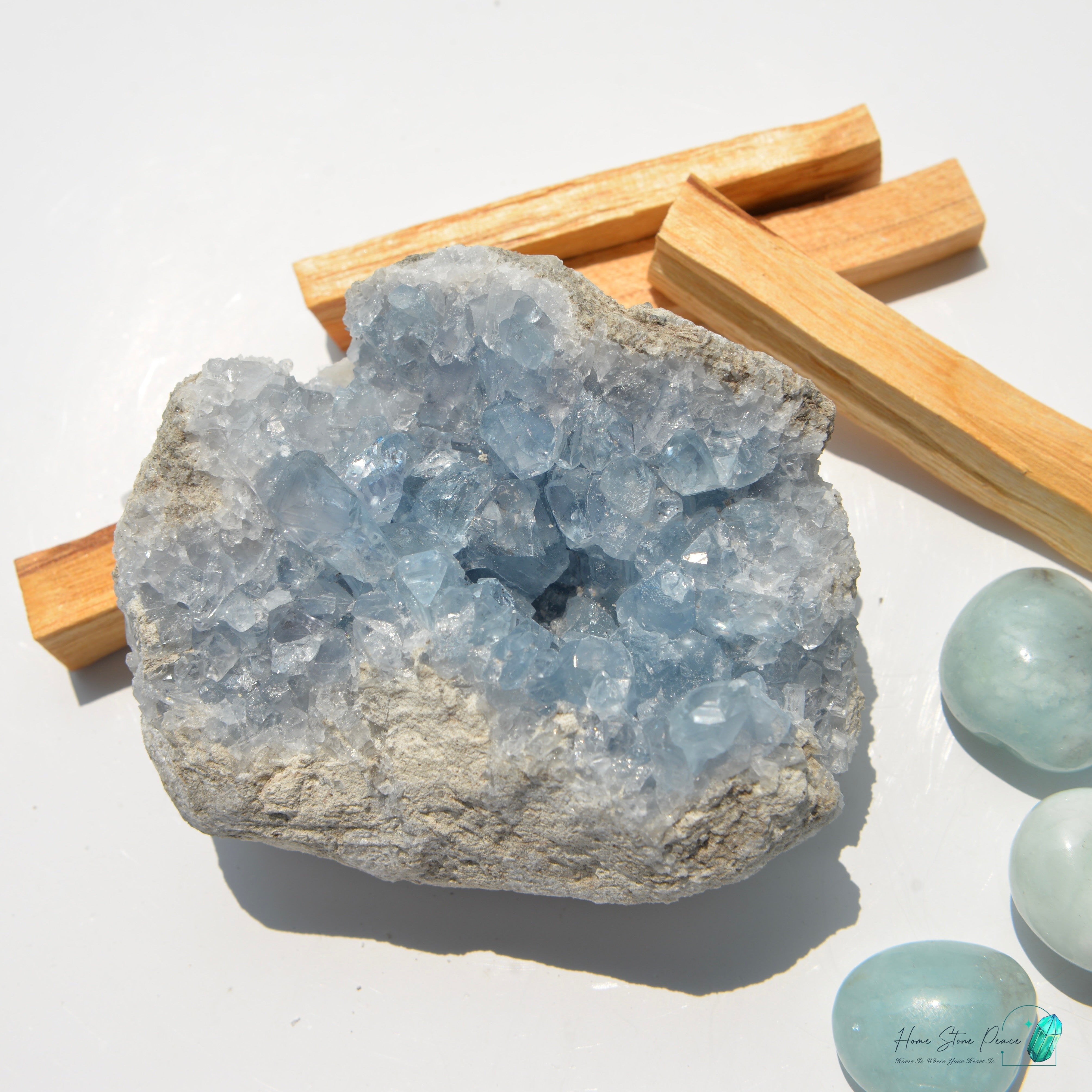 天青石原石 Celestite Cluster