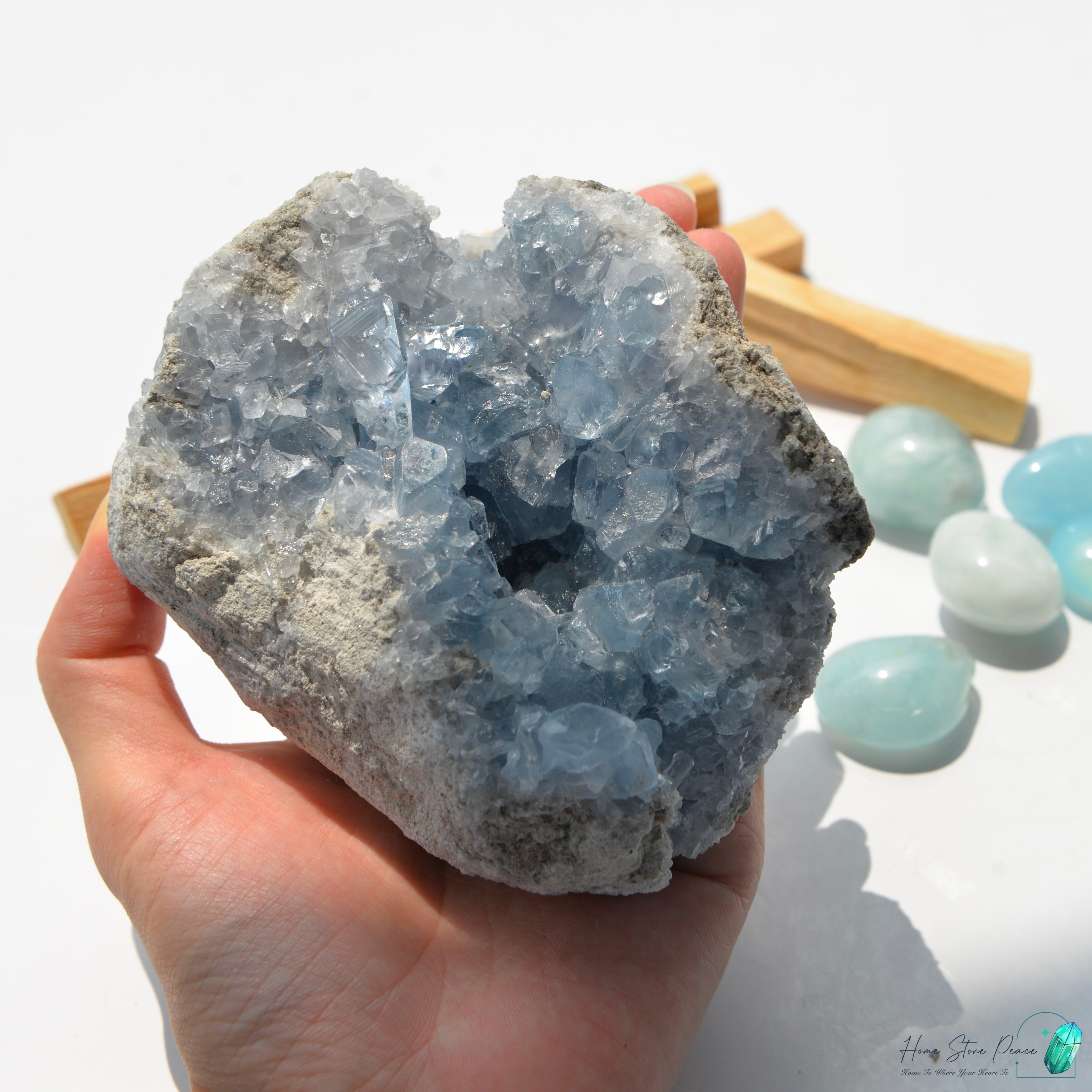 天青石原石 Celestite Cluster