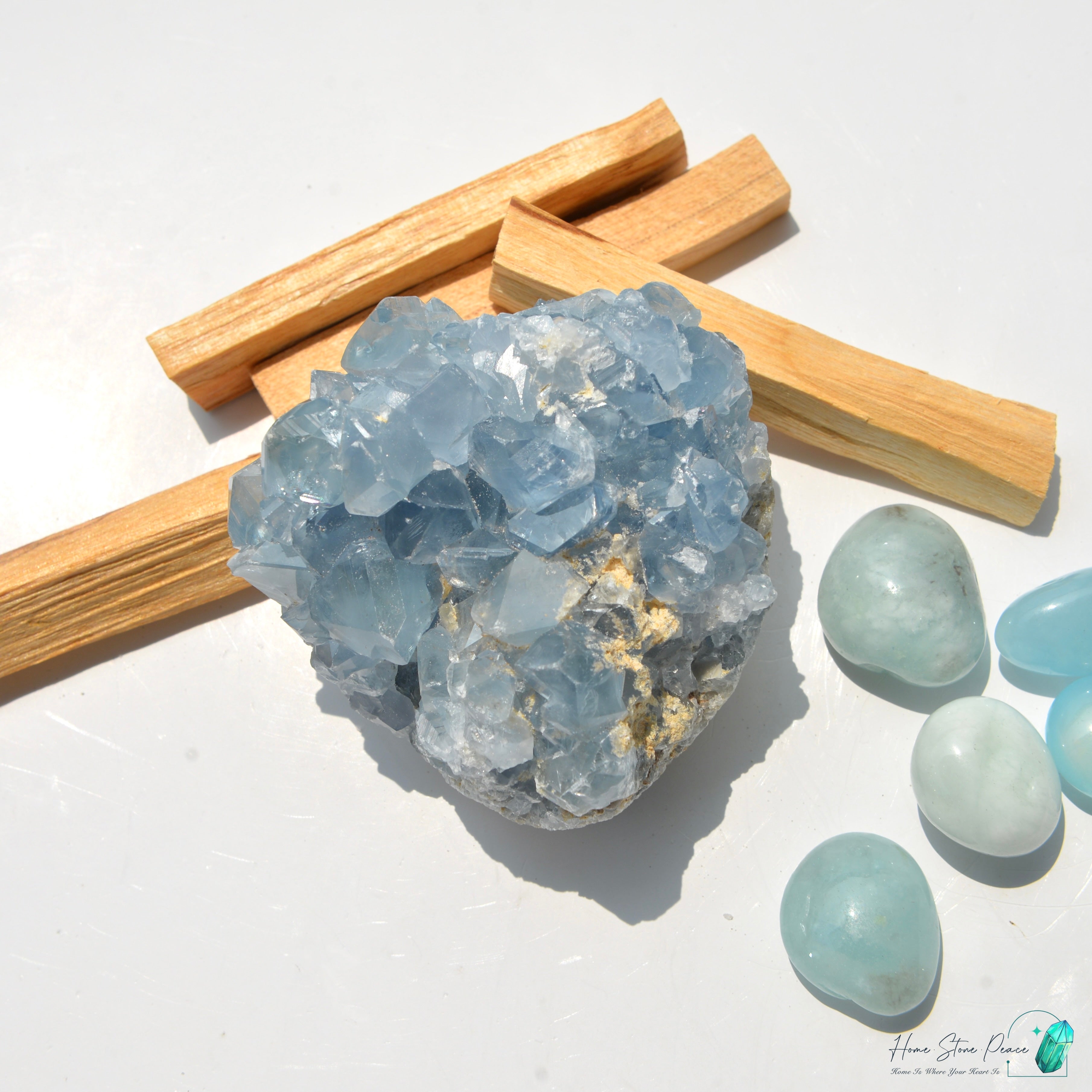 Celestite Cluster 天青石原石