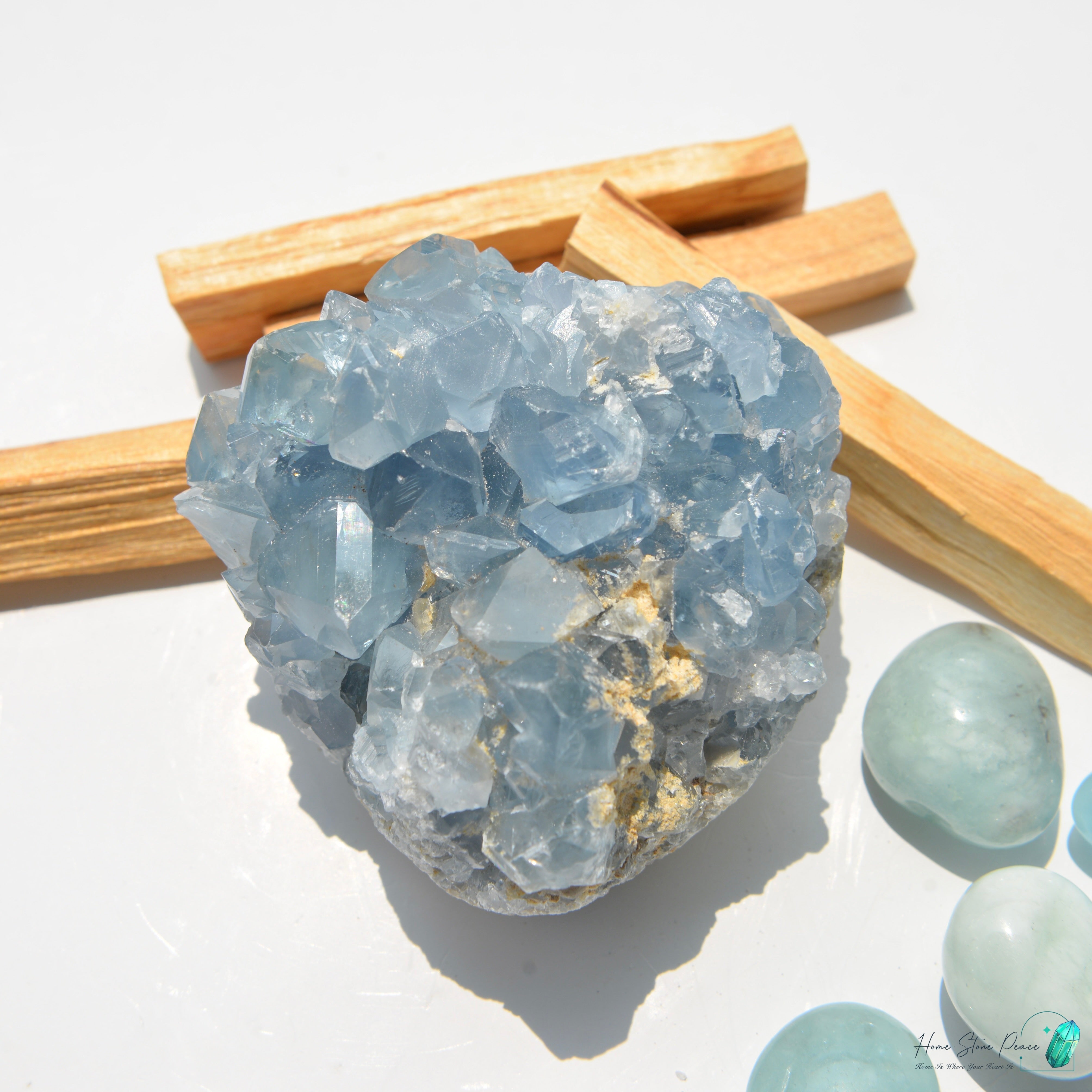 天青石原石 Celestite Cluster