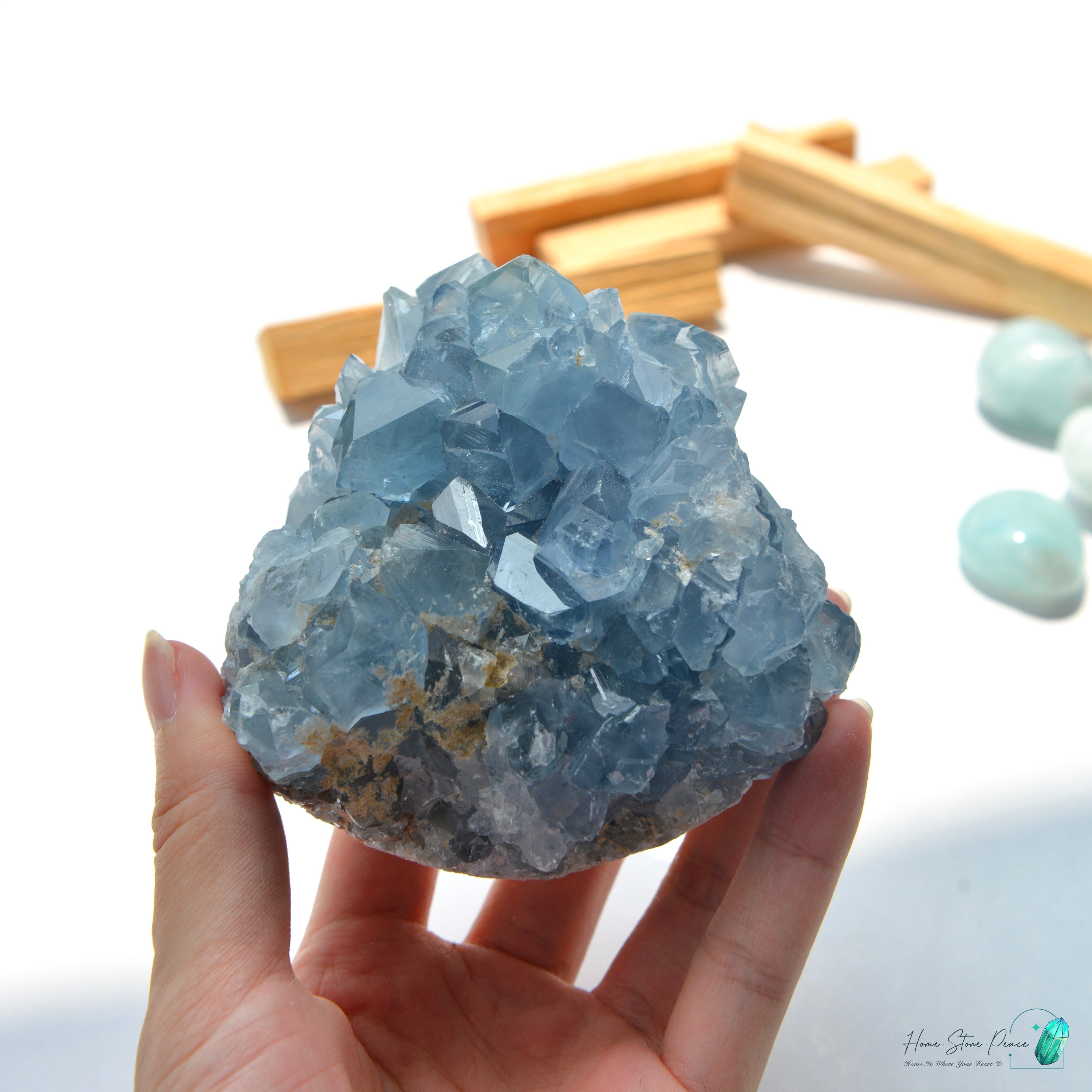 天青石原石 Celestite Cluster