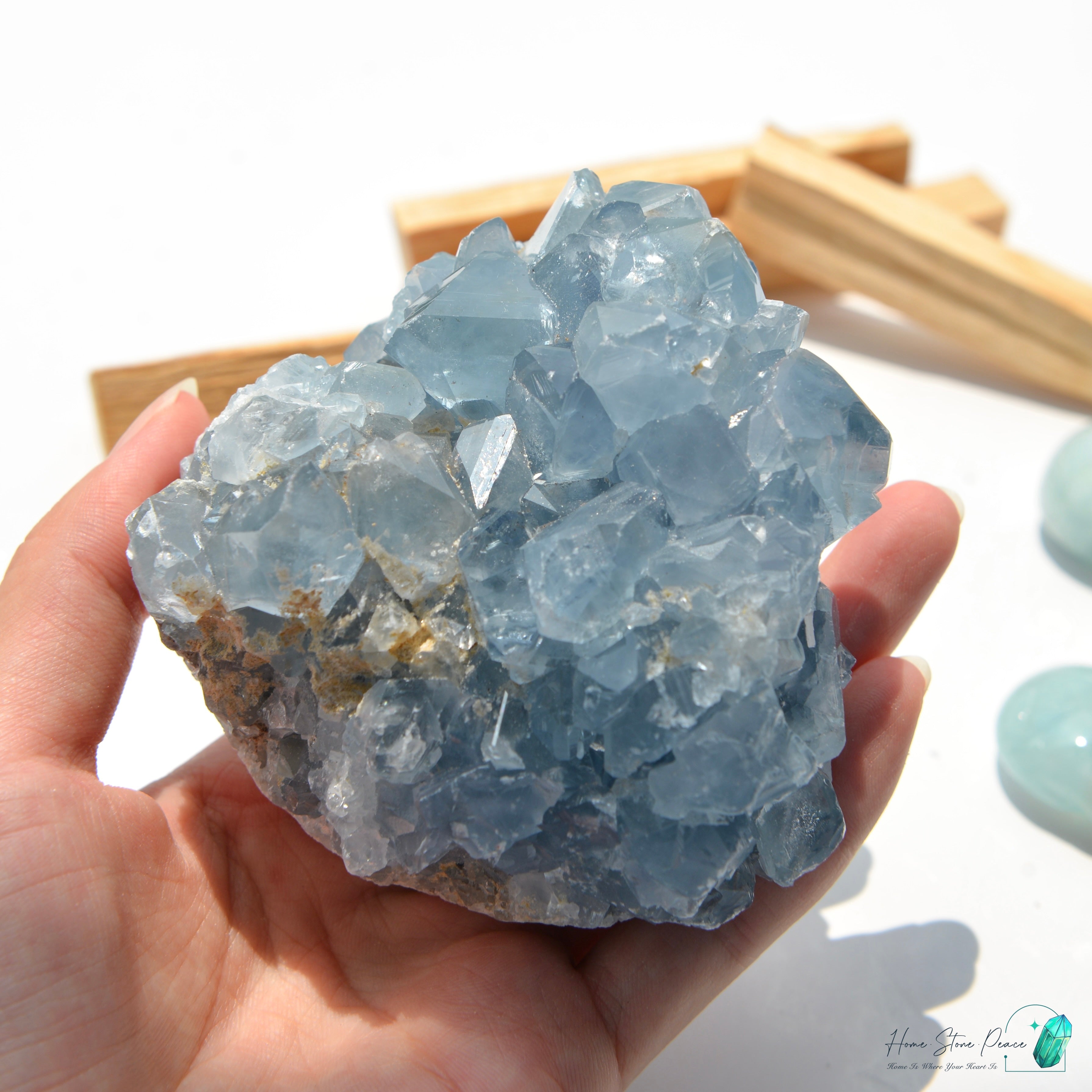 天青石原石 Celestite Cluster