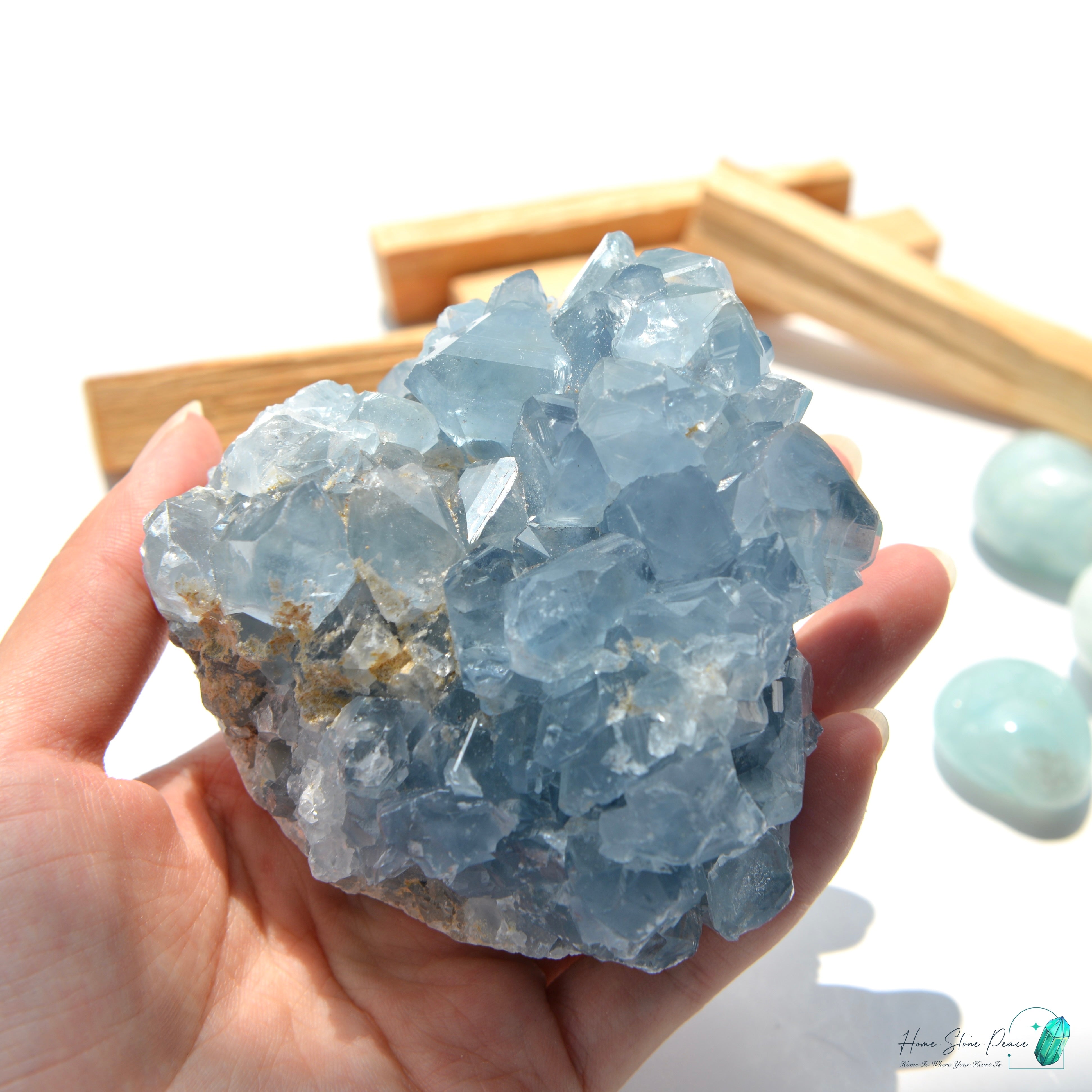 天青石原石 Celestite Cluster