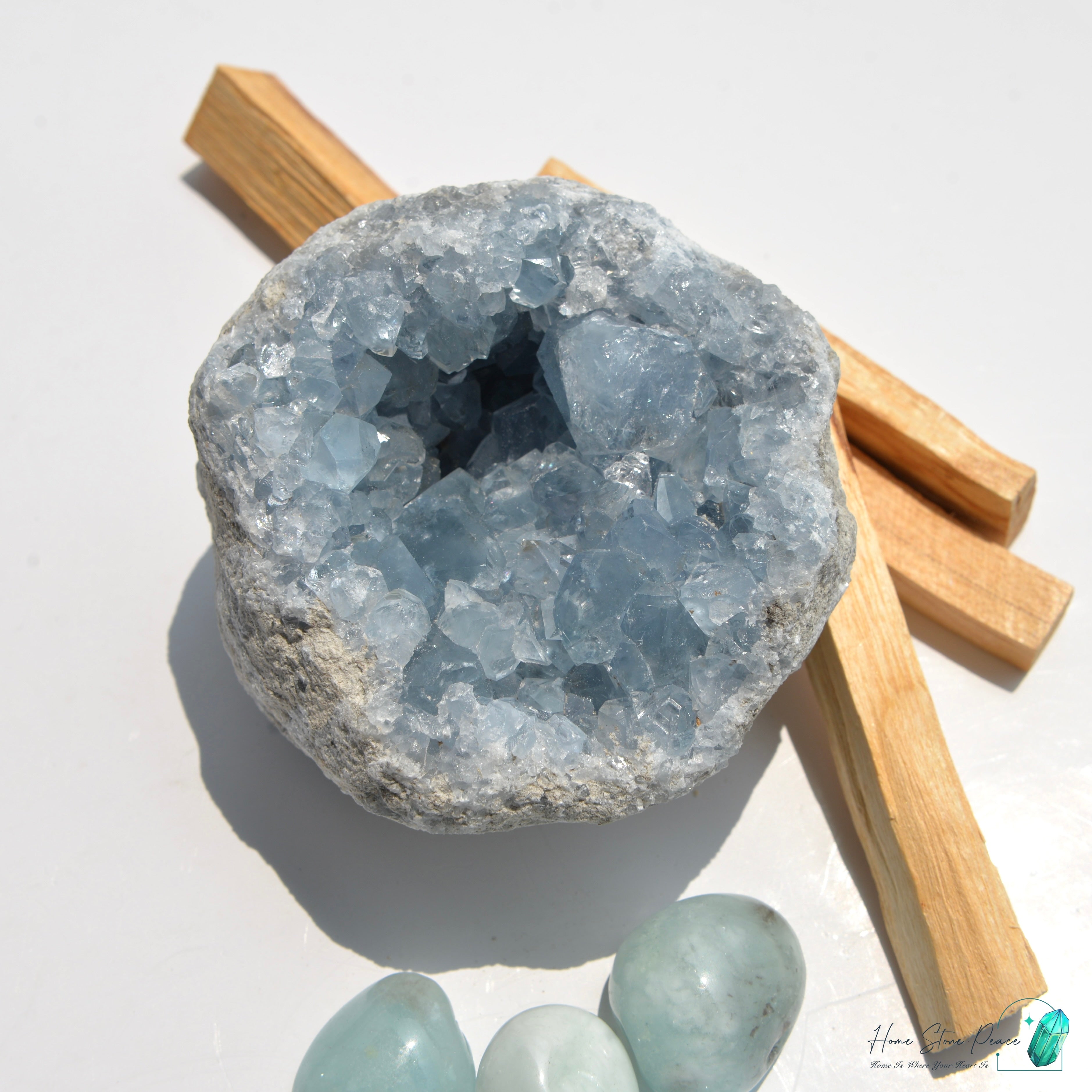 天青石原石 Celestite Cluster