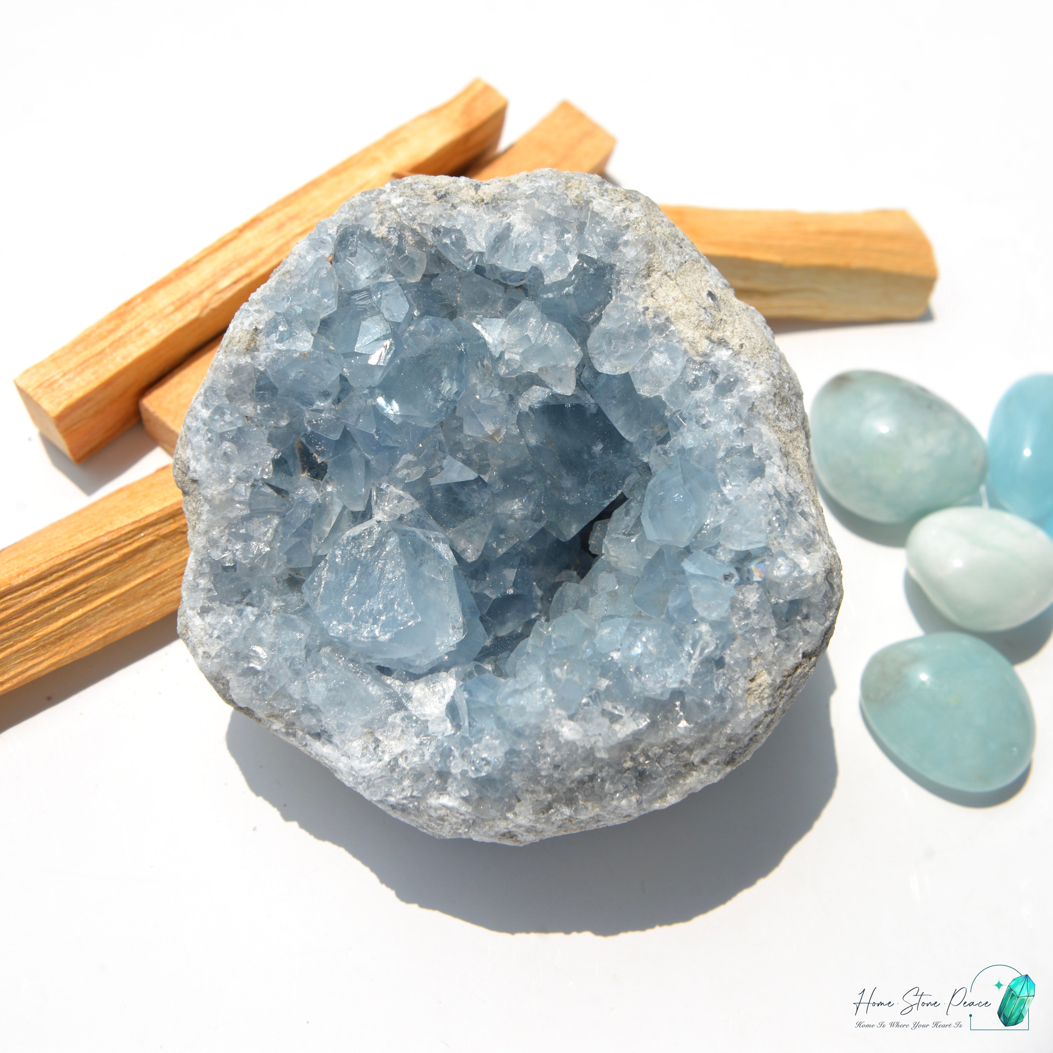 天青石原石 Celestite Cluster