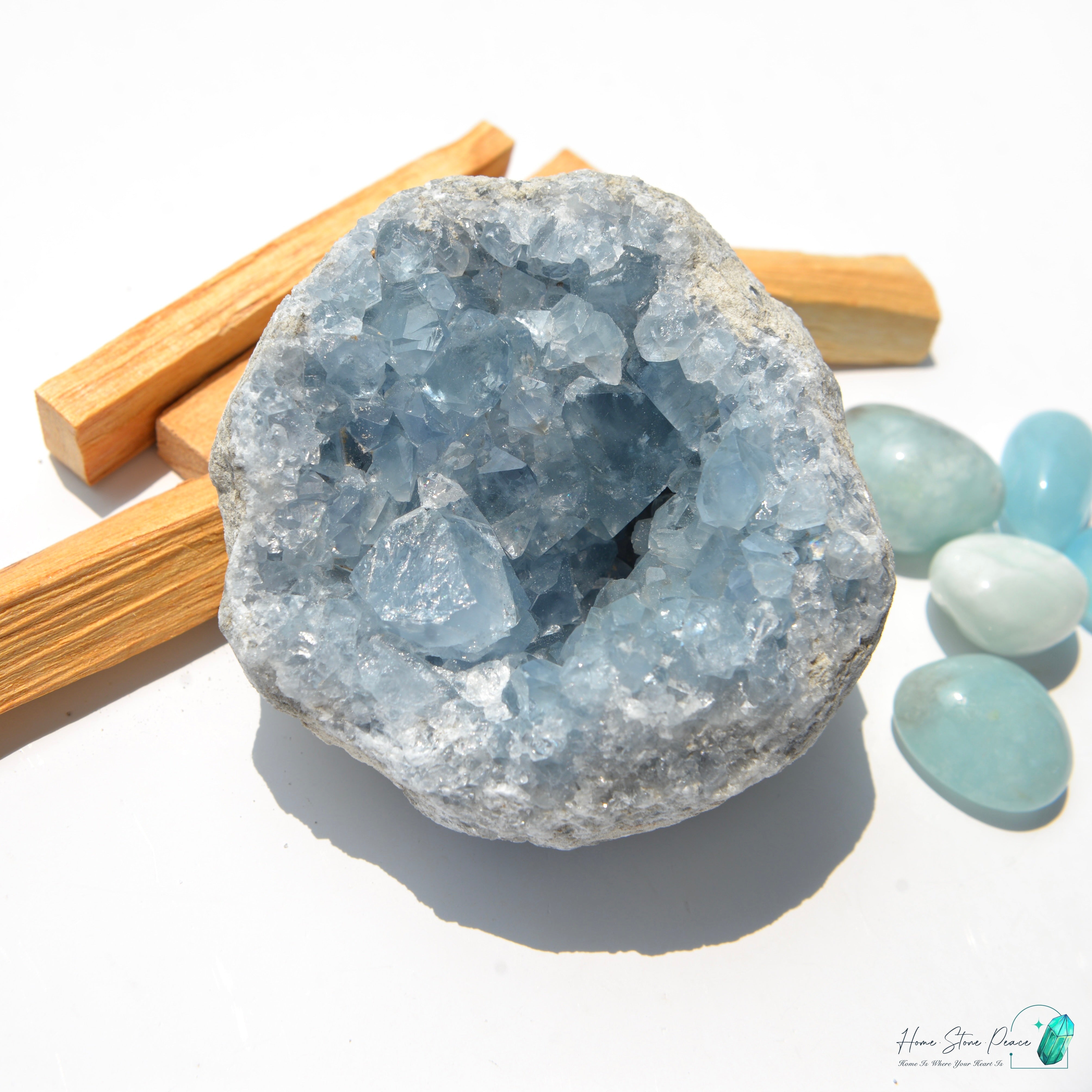 天青石原石 Celestite Cluster