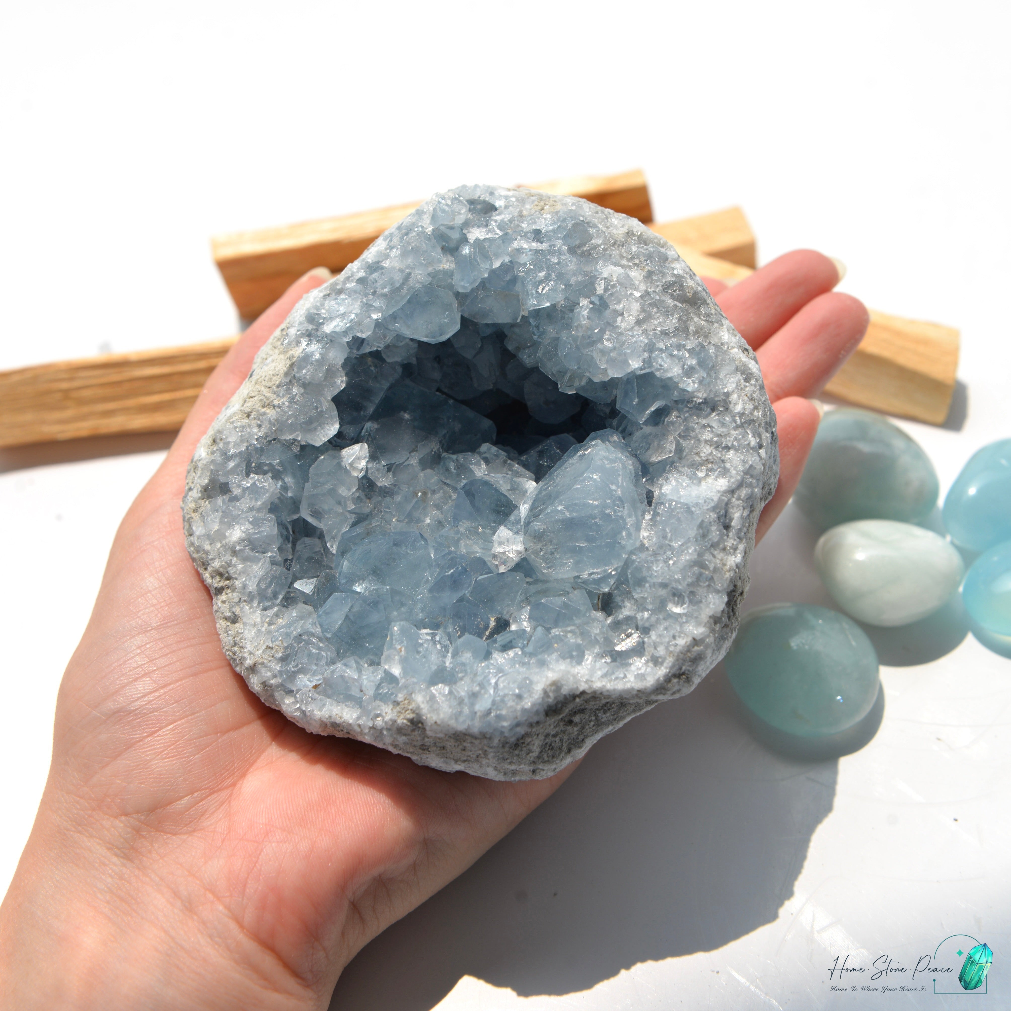 天青石原石 Celestite Cluster