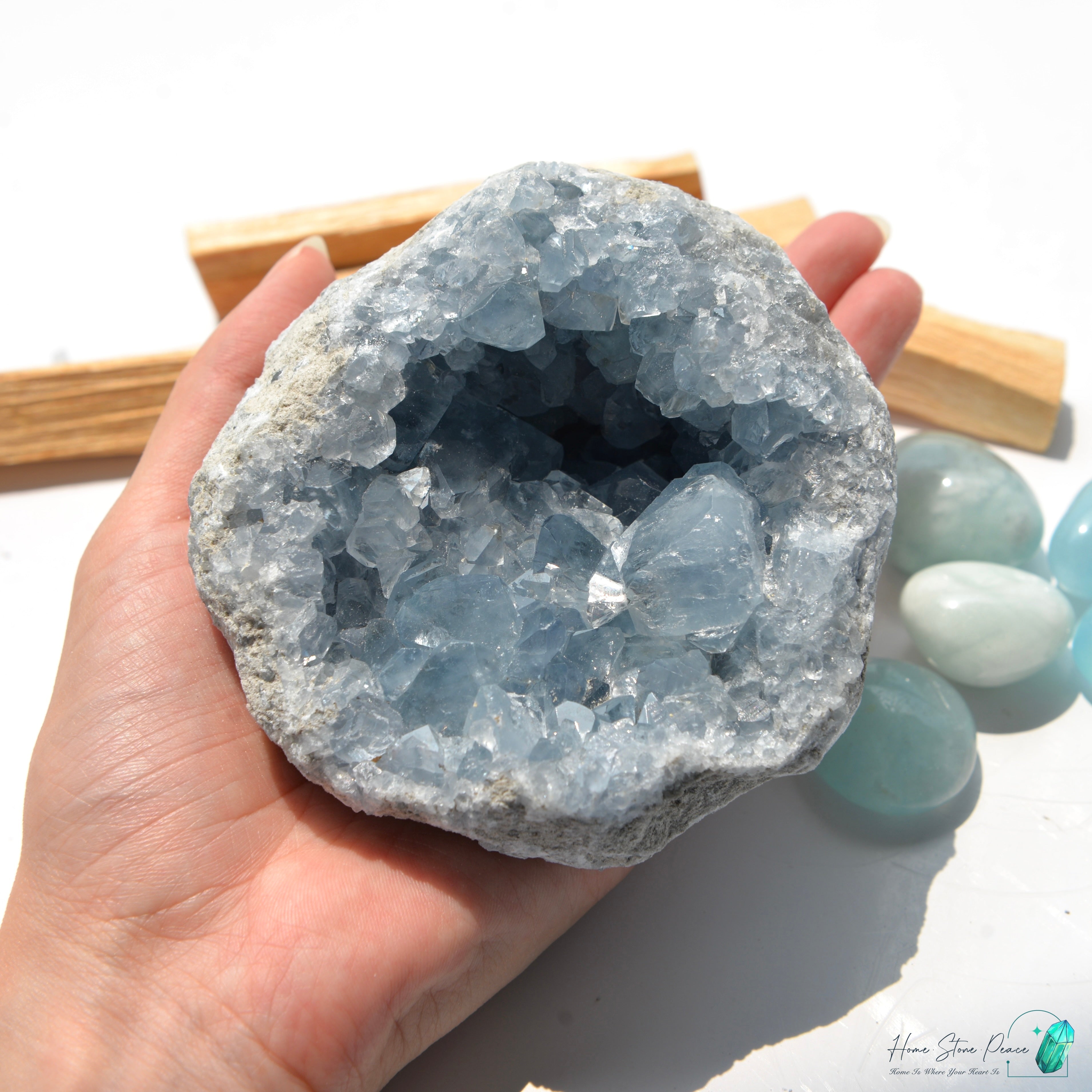 天青石原石 Celestite Cluster