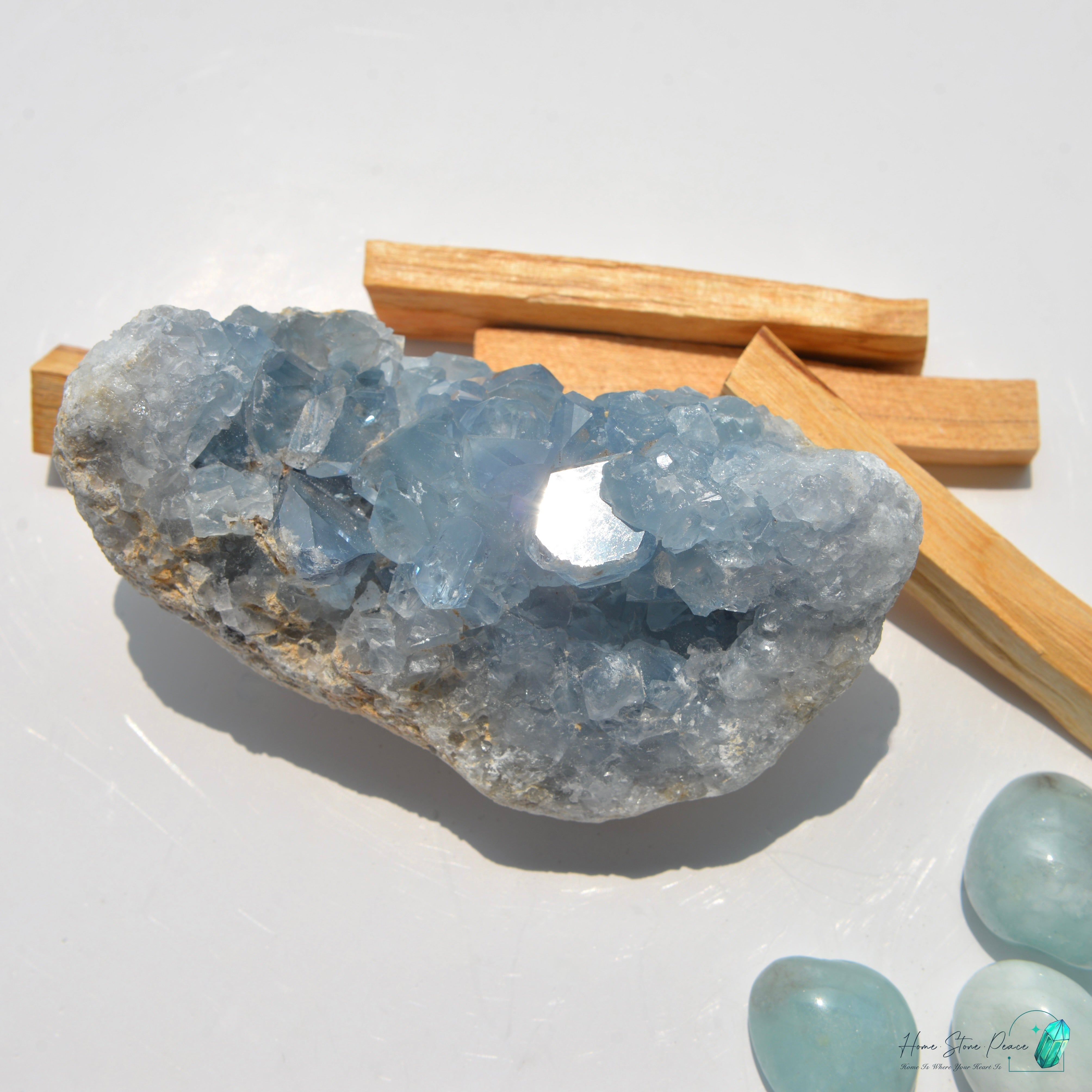 Celestite Cluster 天青石原石