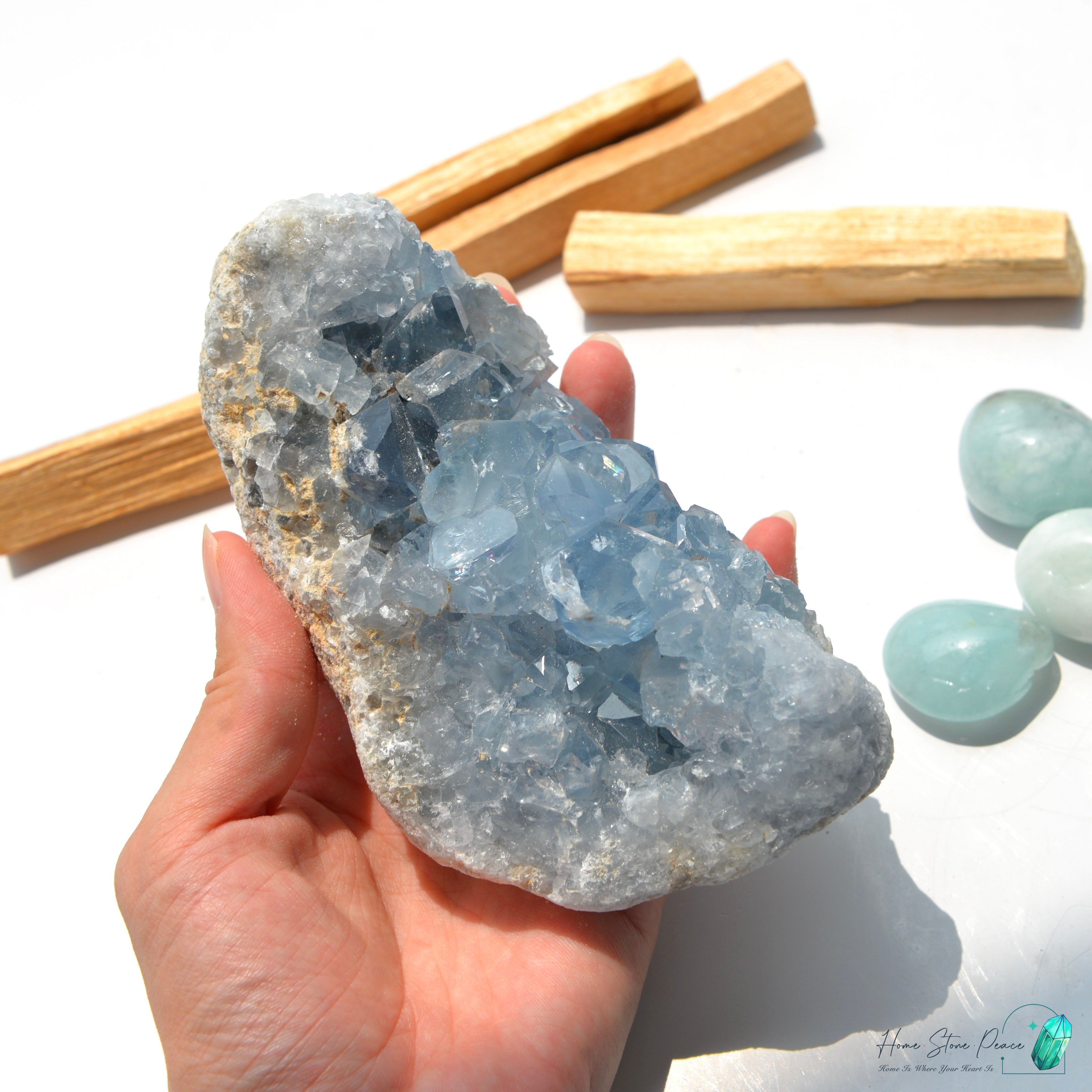 天青石原石 Celestite Cluster