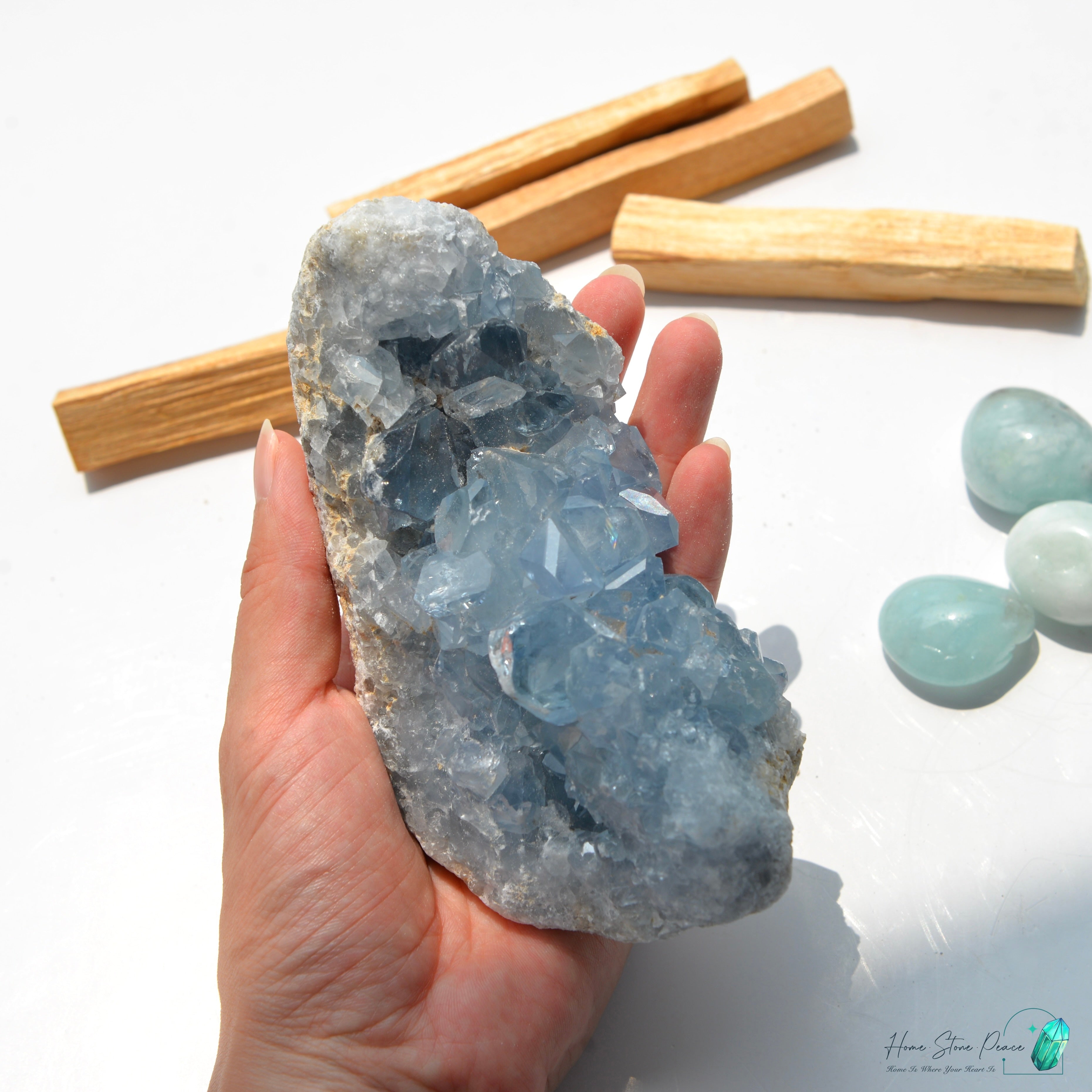 天青石原石 Celestite Cluster