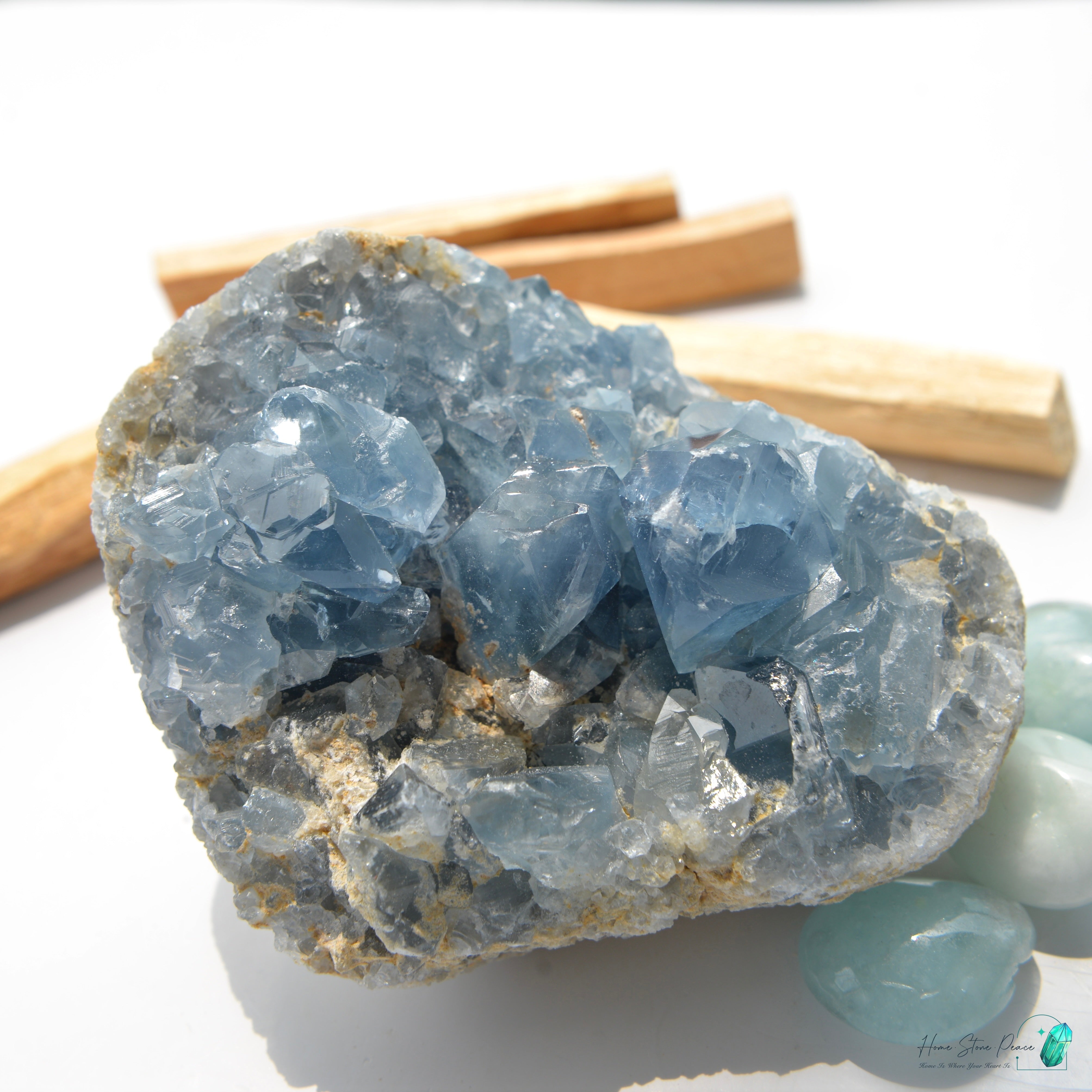 Celestite Cluster 天青石原石