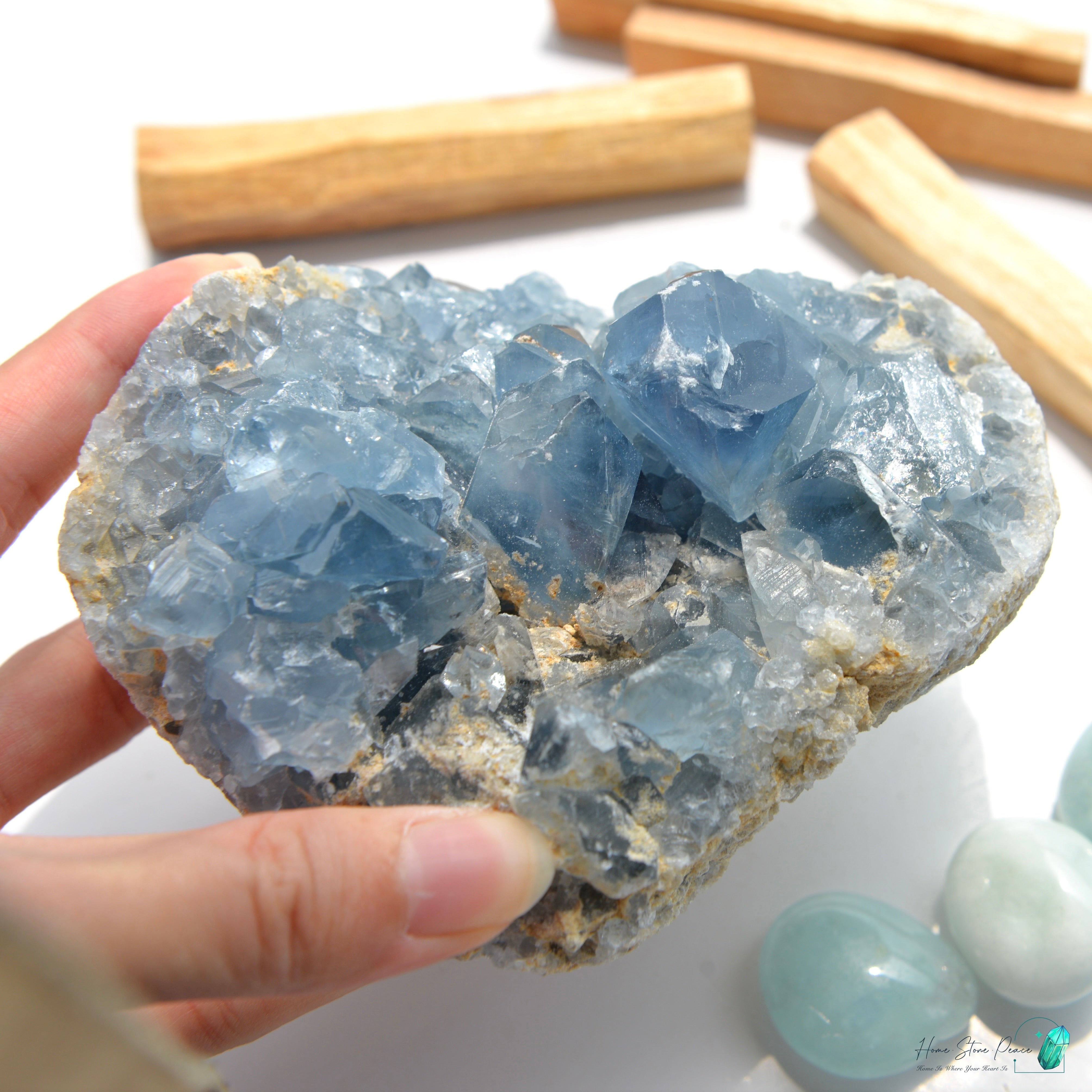 天青石原石 Celestite Cluster