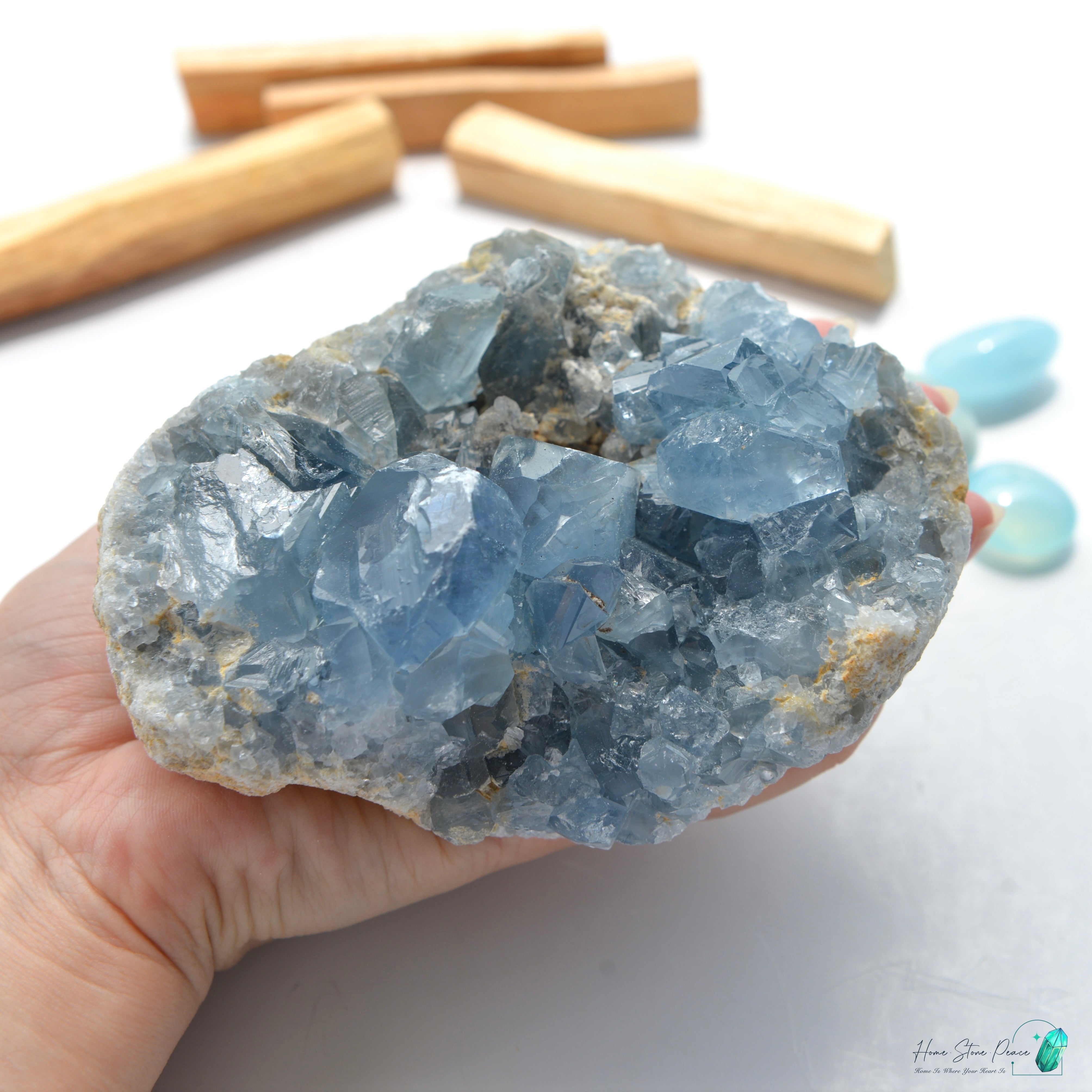 天青石原石 Celestite Cluster