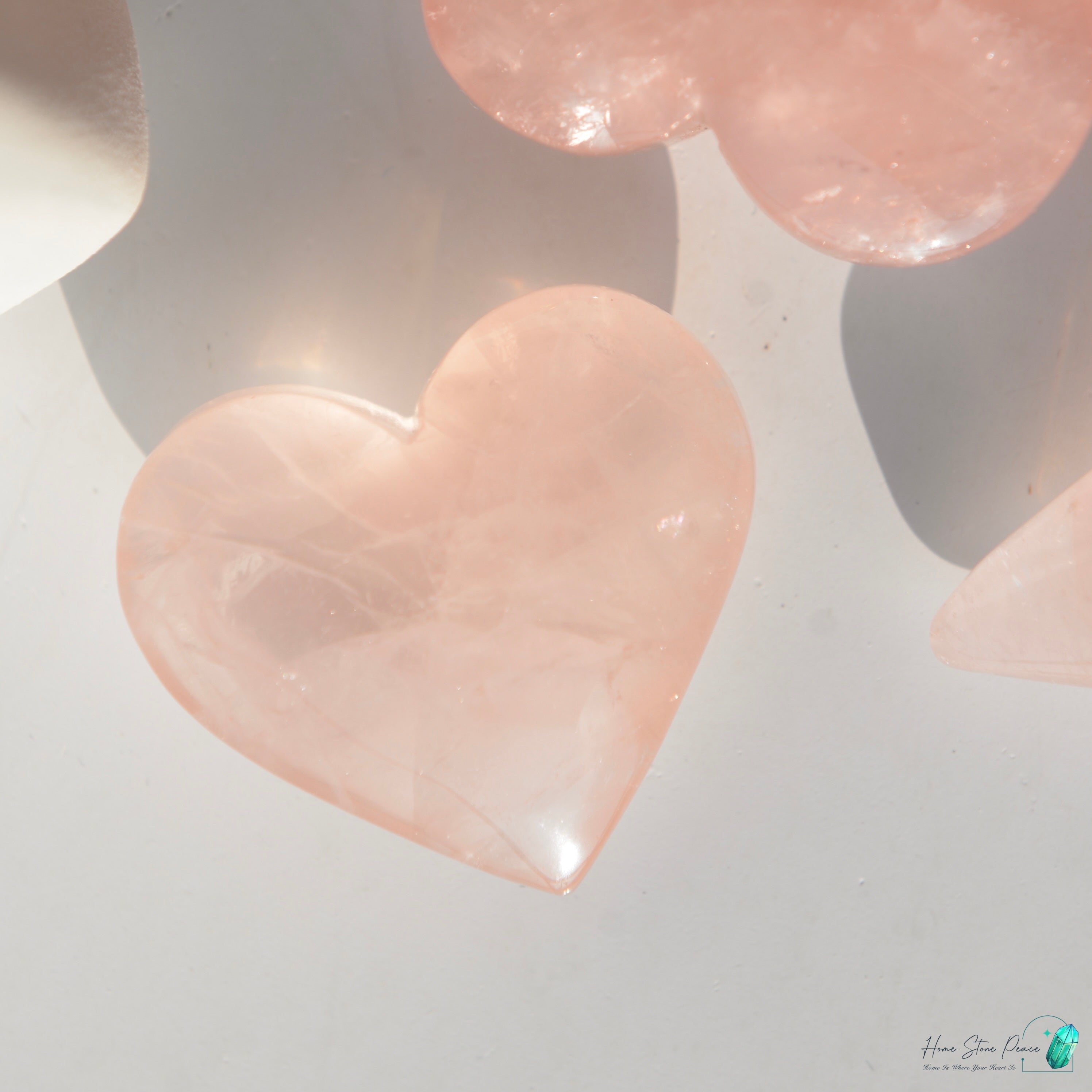 粉紅水晶心 Rose Quartz Heart