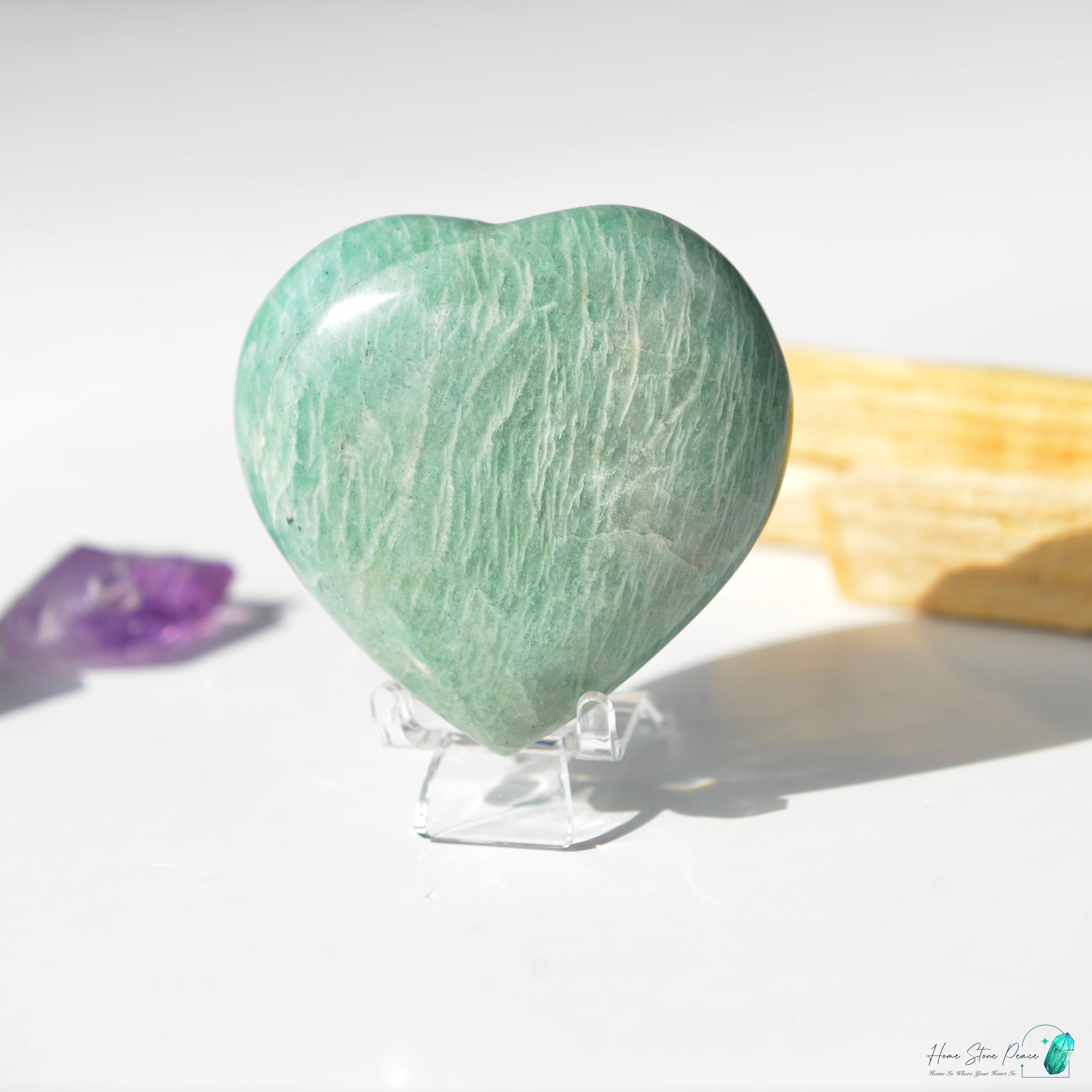 天河石心Amazonite Heart