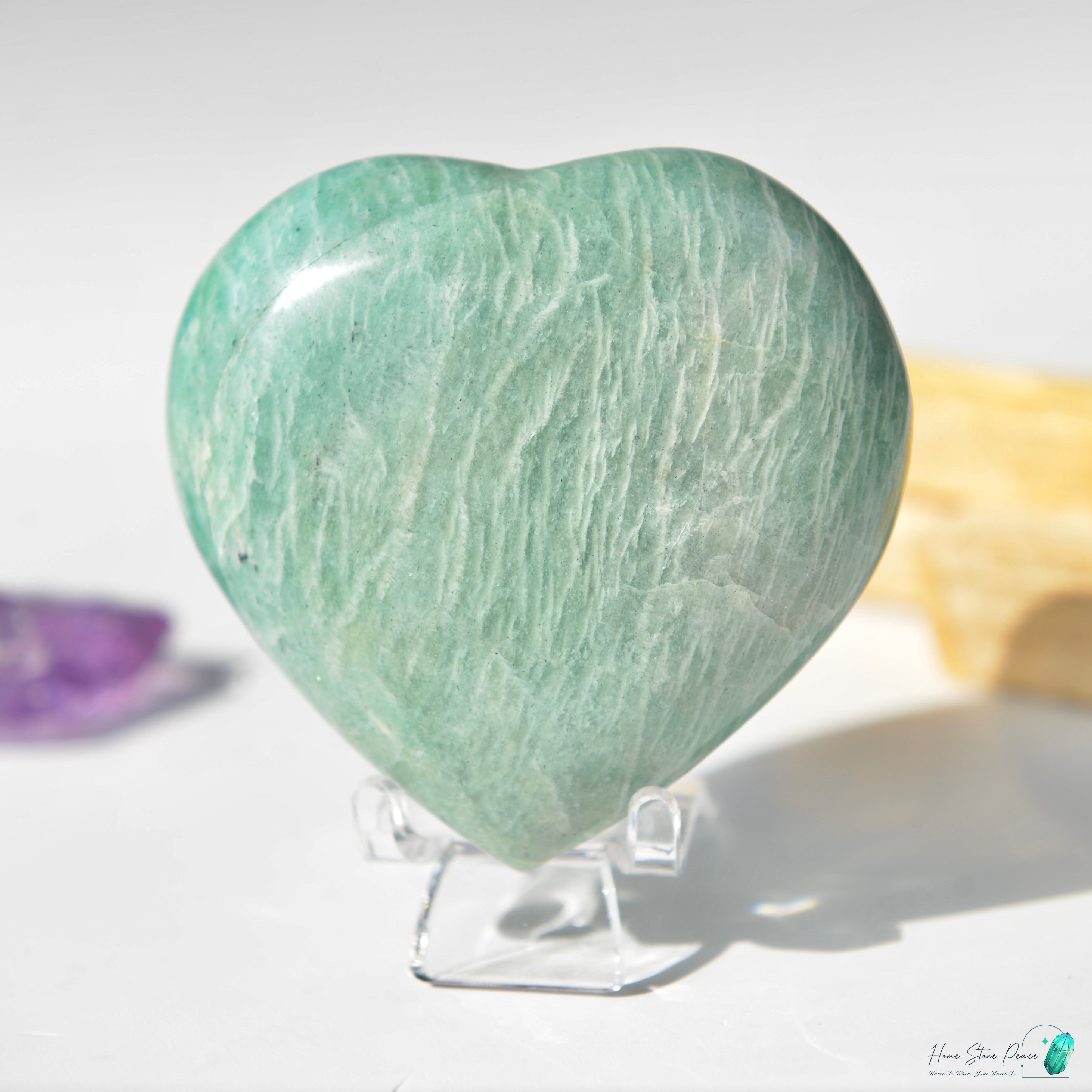 天河石心Amazonite Heart