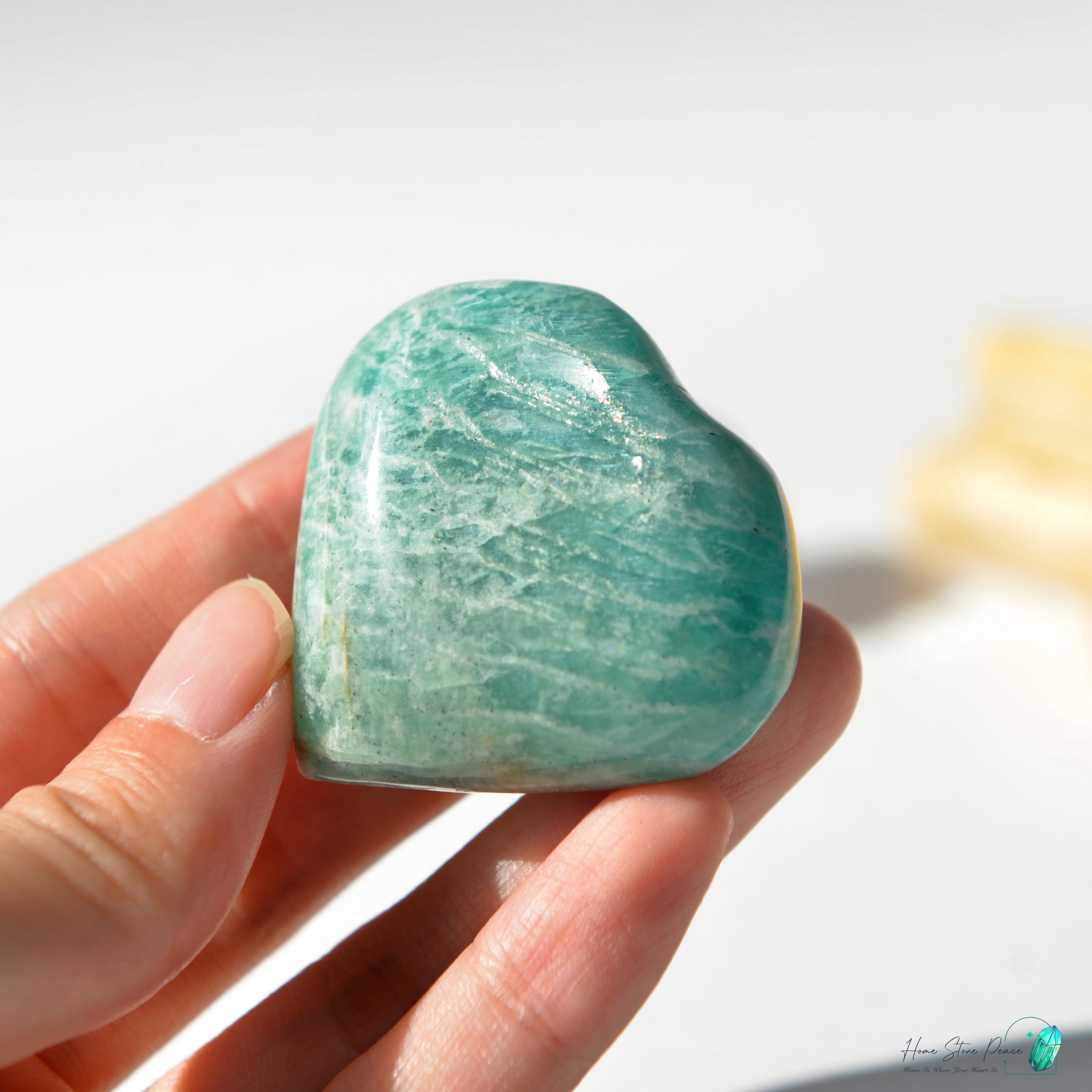 天河石心Amazonite Heart