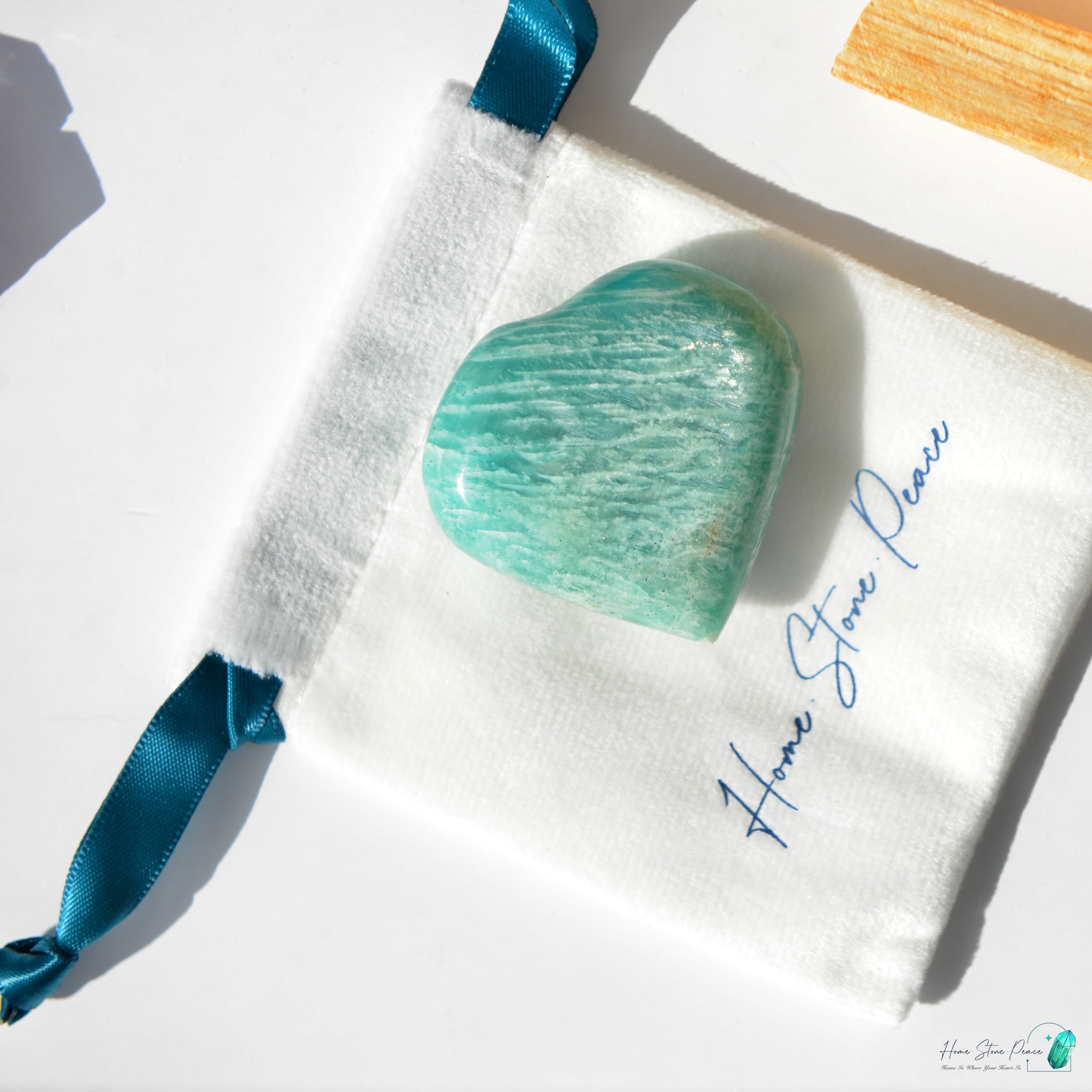 天河石心Amazonite Heart