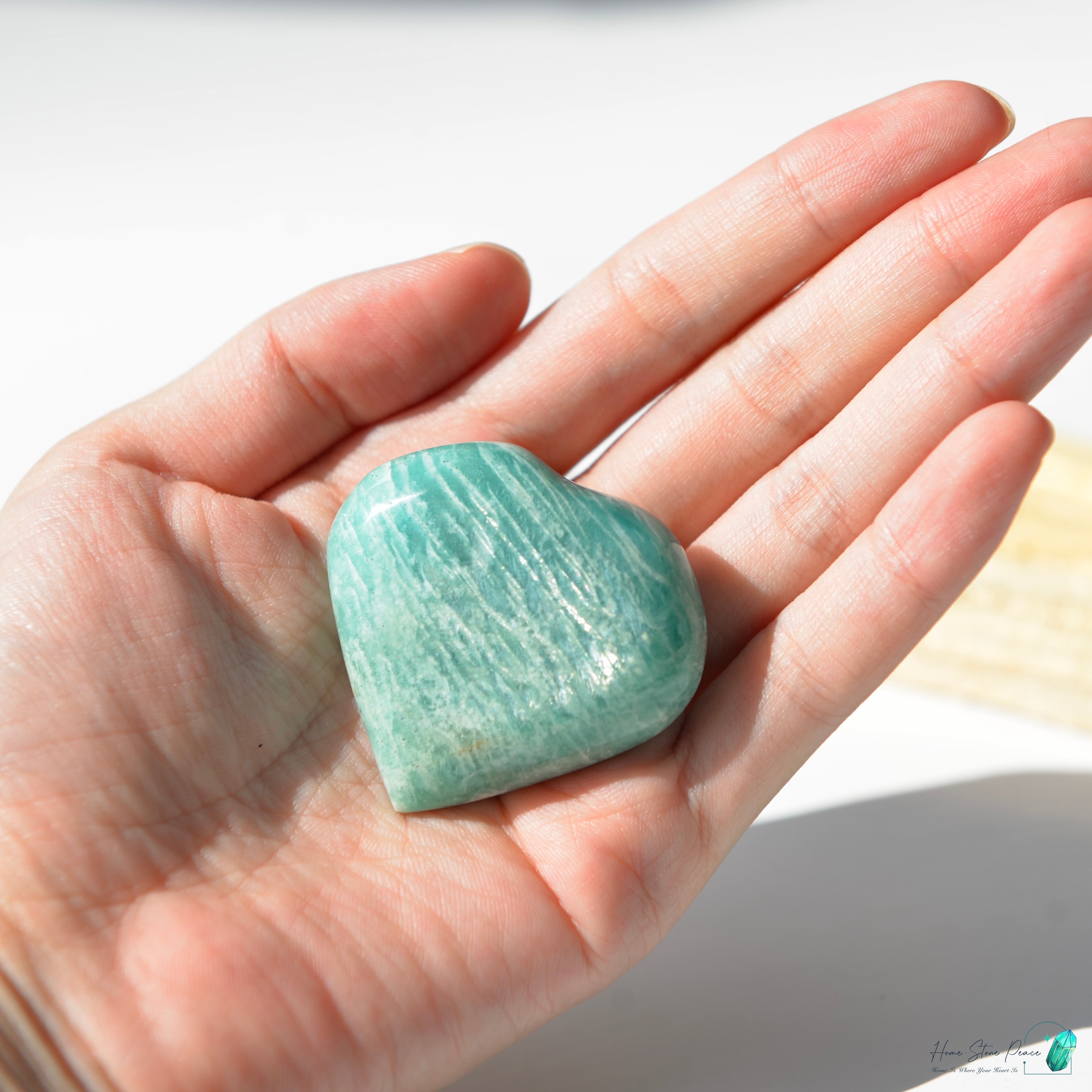 天河石心Amazonite Heart