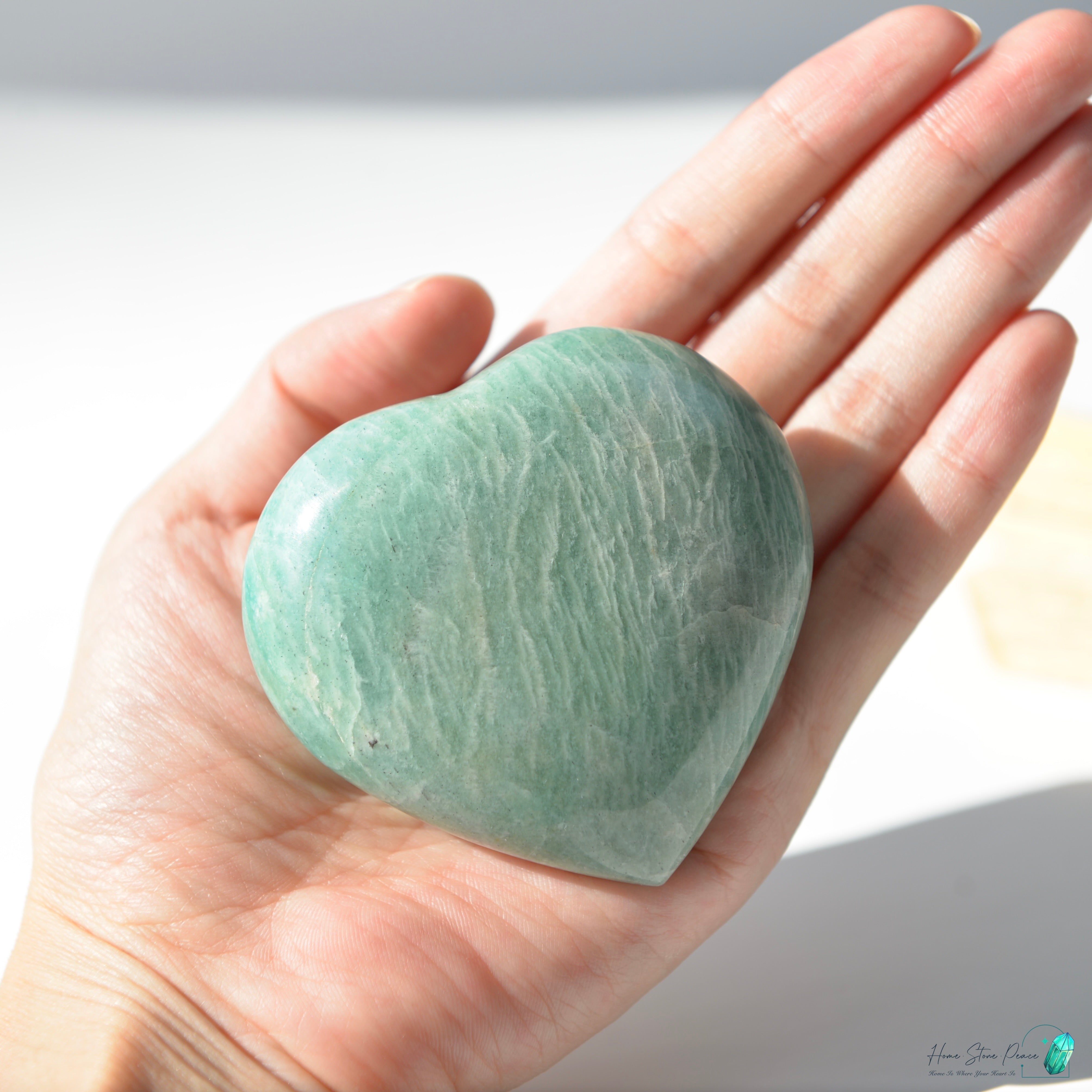 天河石心Amazonite Heart