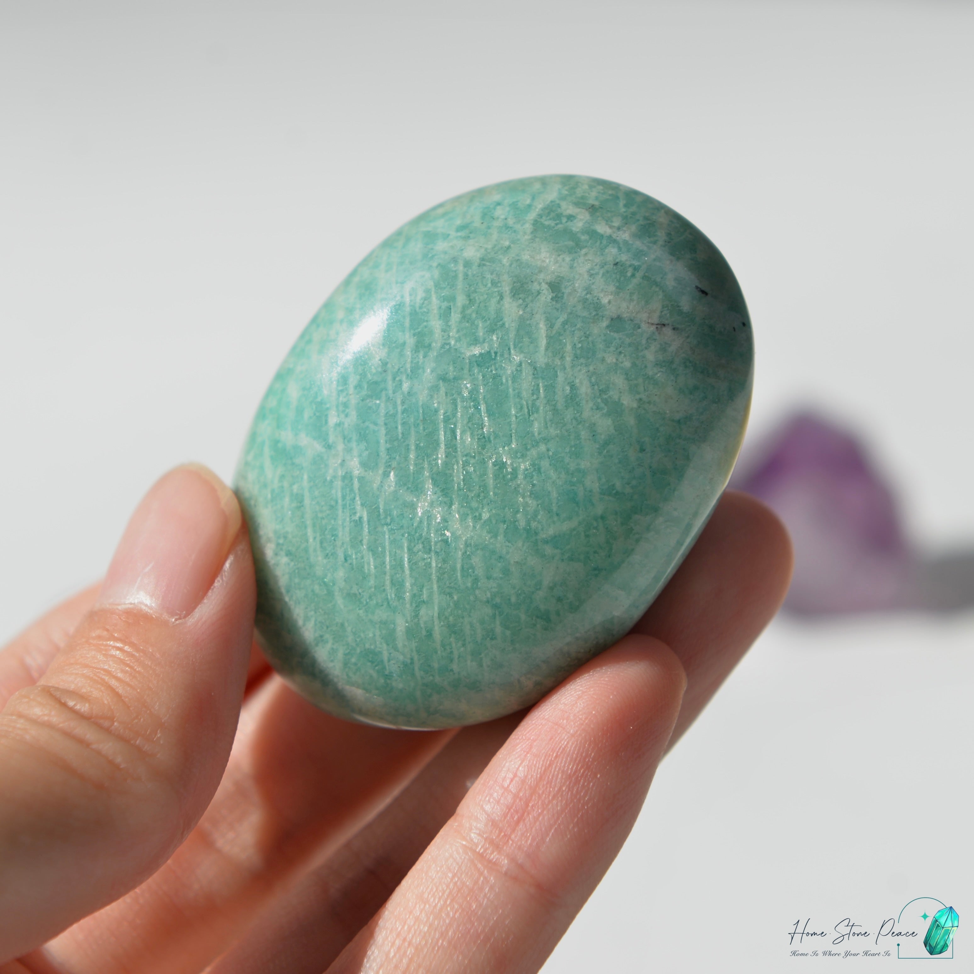 天河石手握石Amazonite Palm Stone