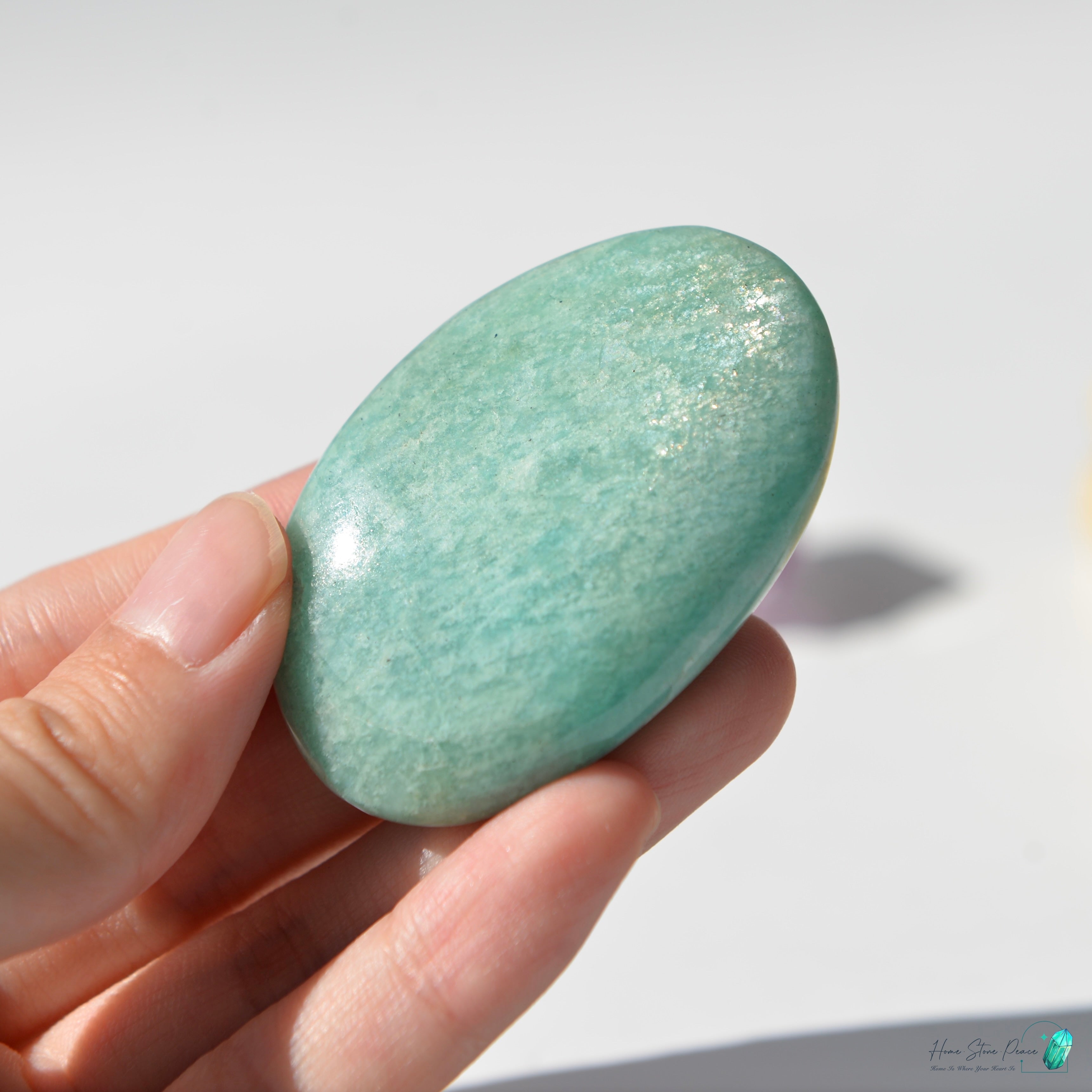 天河石手握石Amazonite Palm Stone