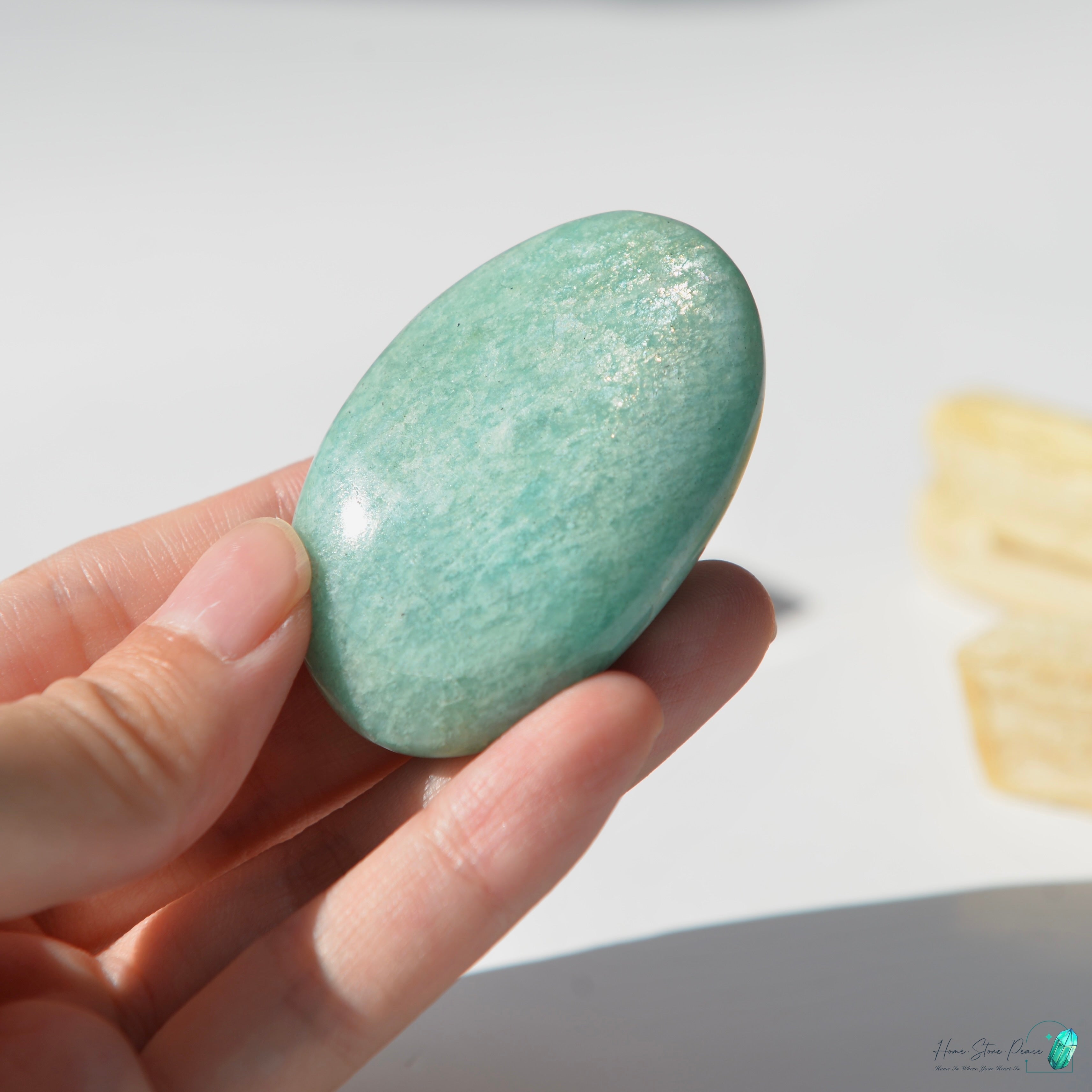 天河石手握石Amazonite Palm Stone