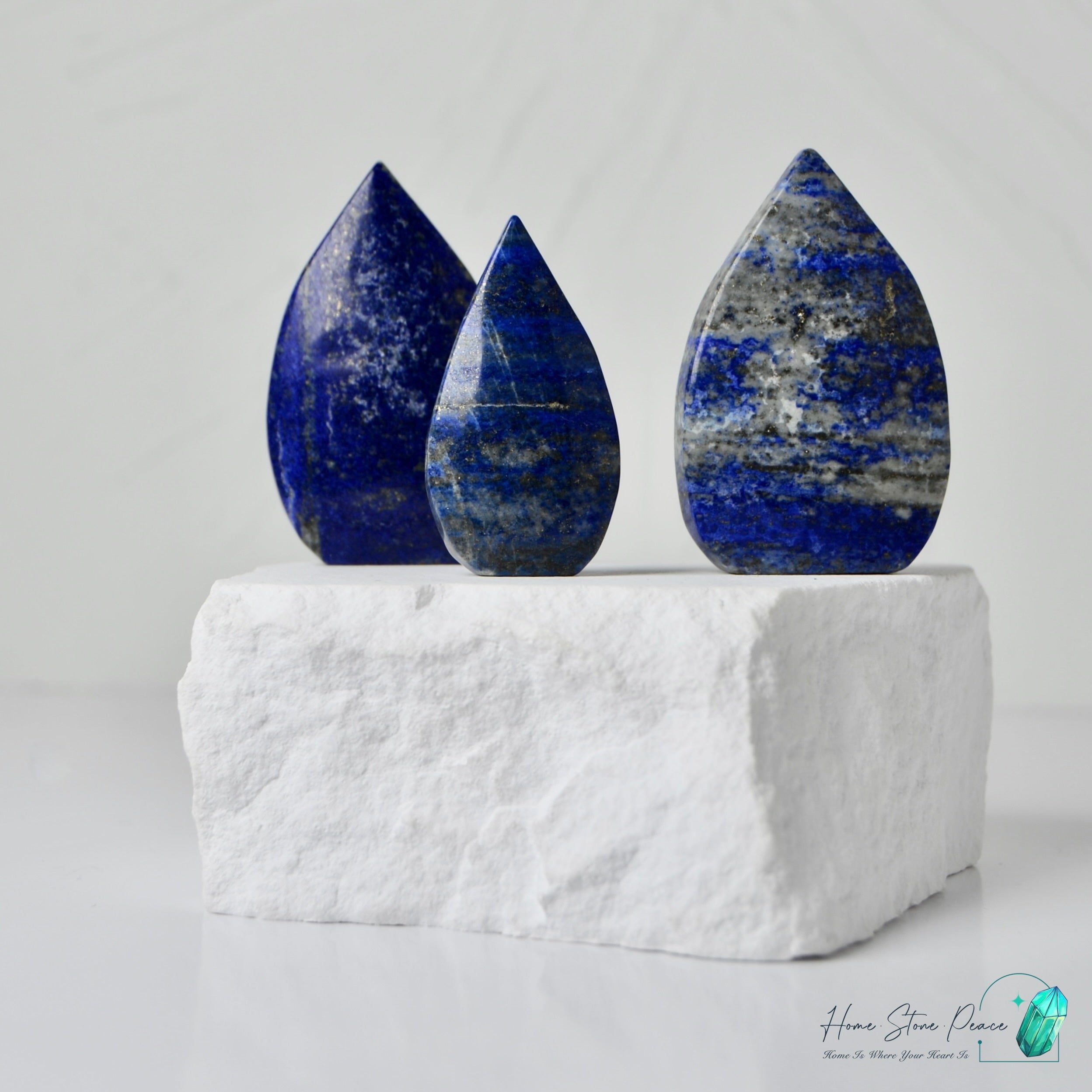 青金石小水滴擺件組合 Lazurite Water Drop Set