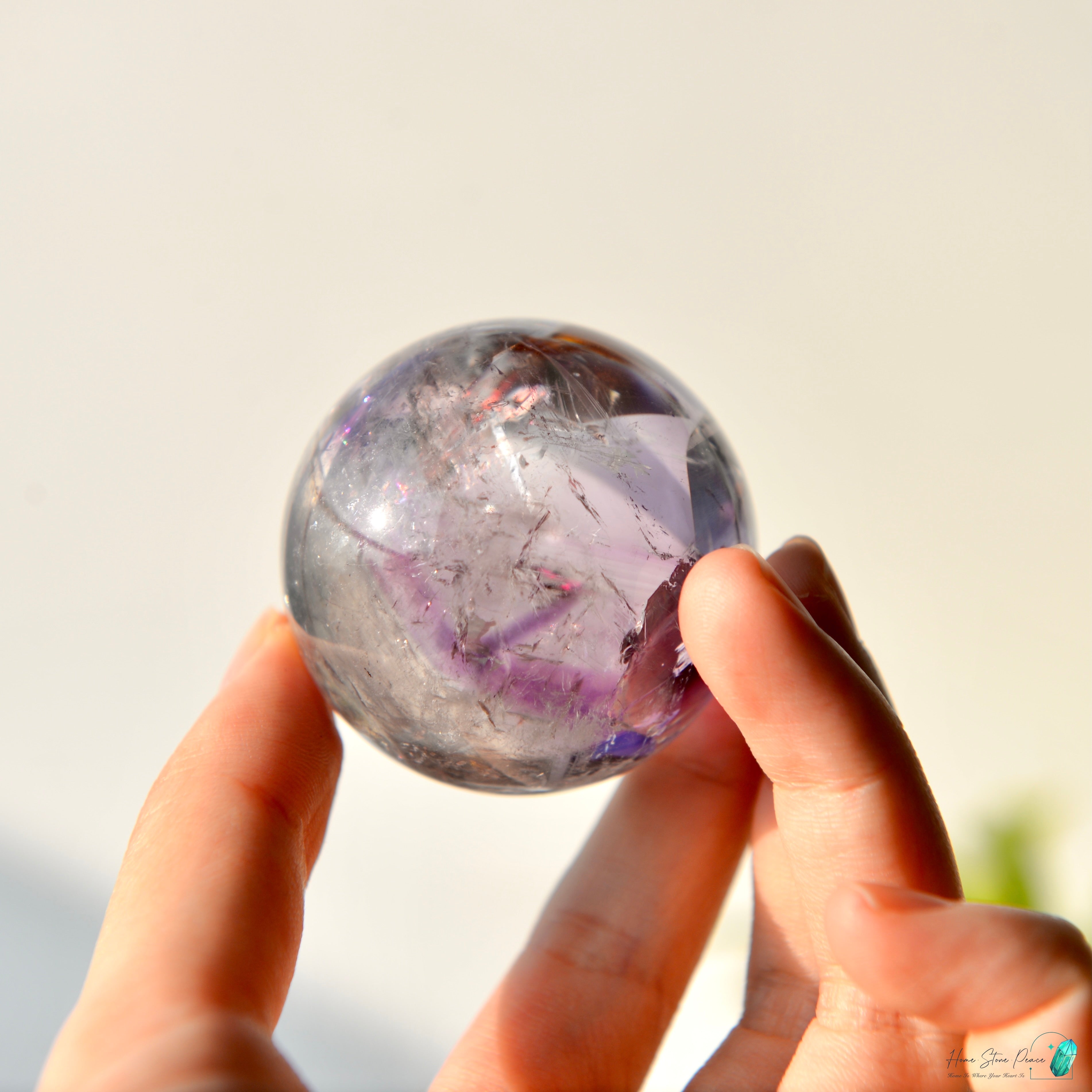 精品幻影紫水晶球 Premium Amethyst Phantom Sphere