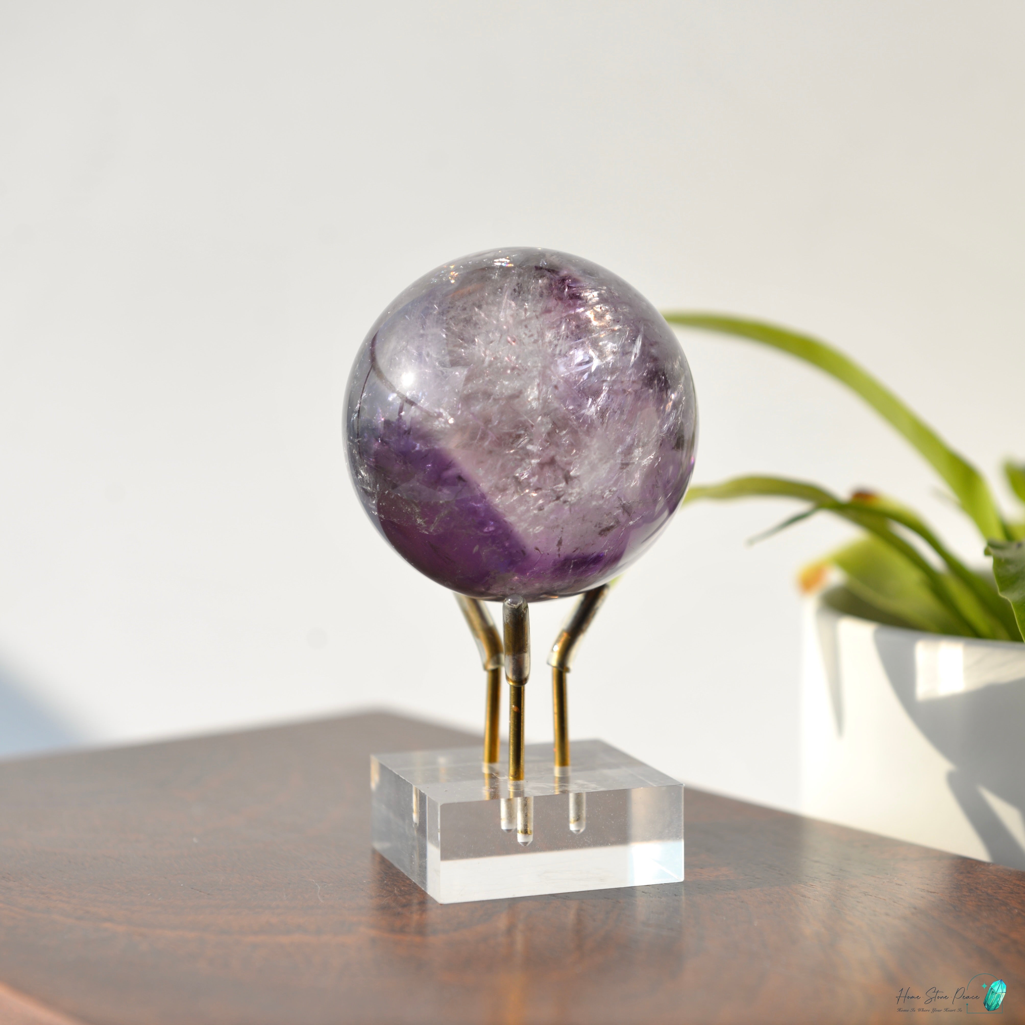 精品幻影紫水晶球 Premium Amethyst Phantom Sphere