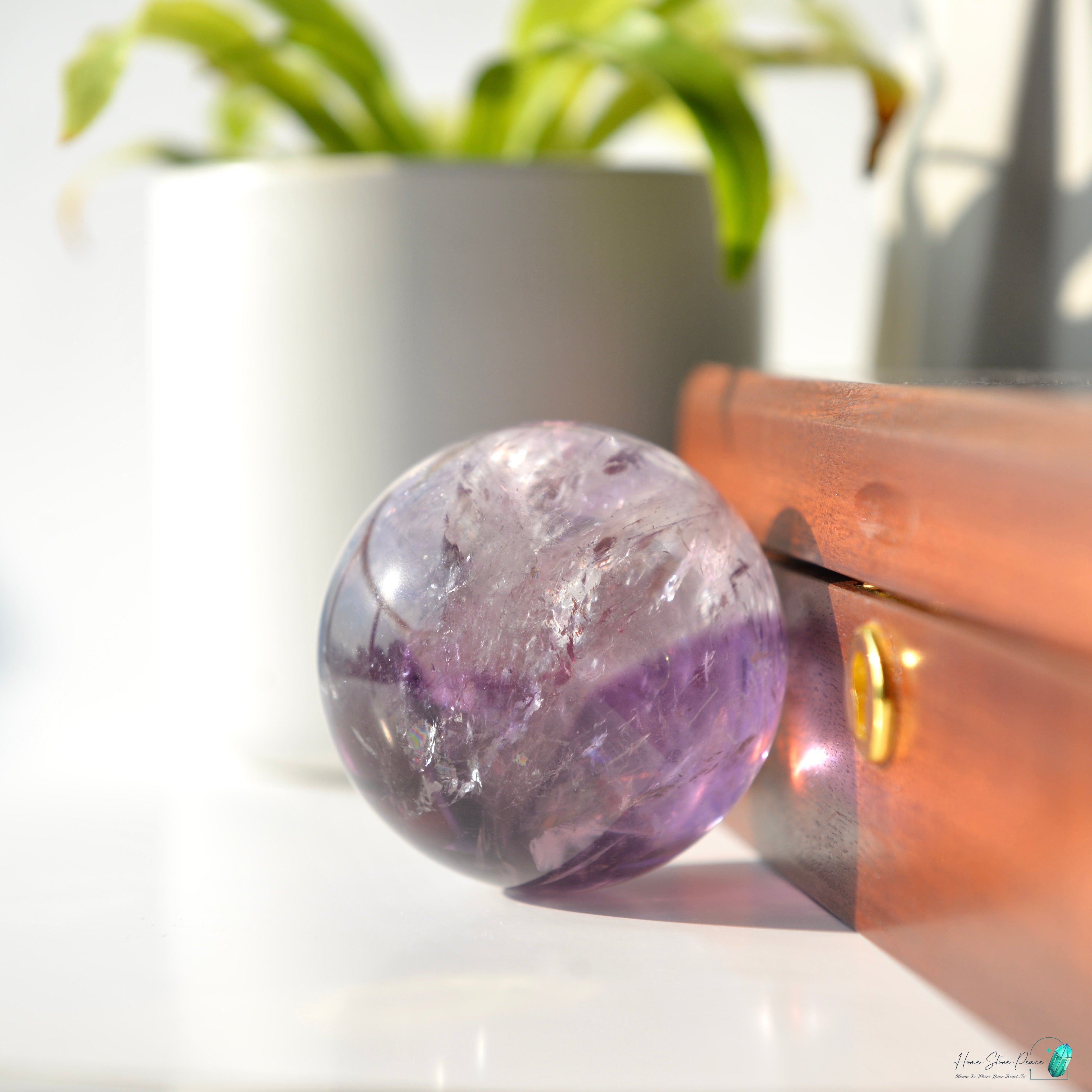 精品幻影紫水晶球 Premium Amethyst Phantom Sphere