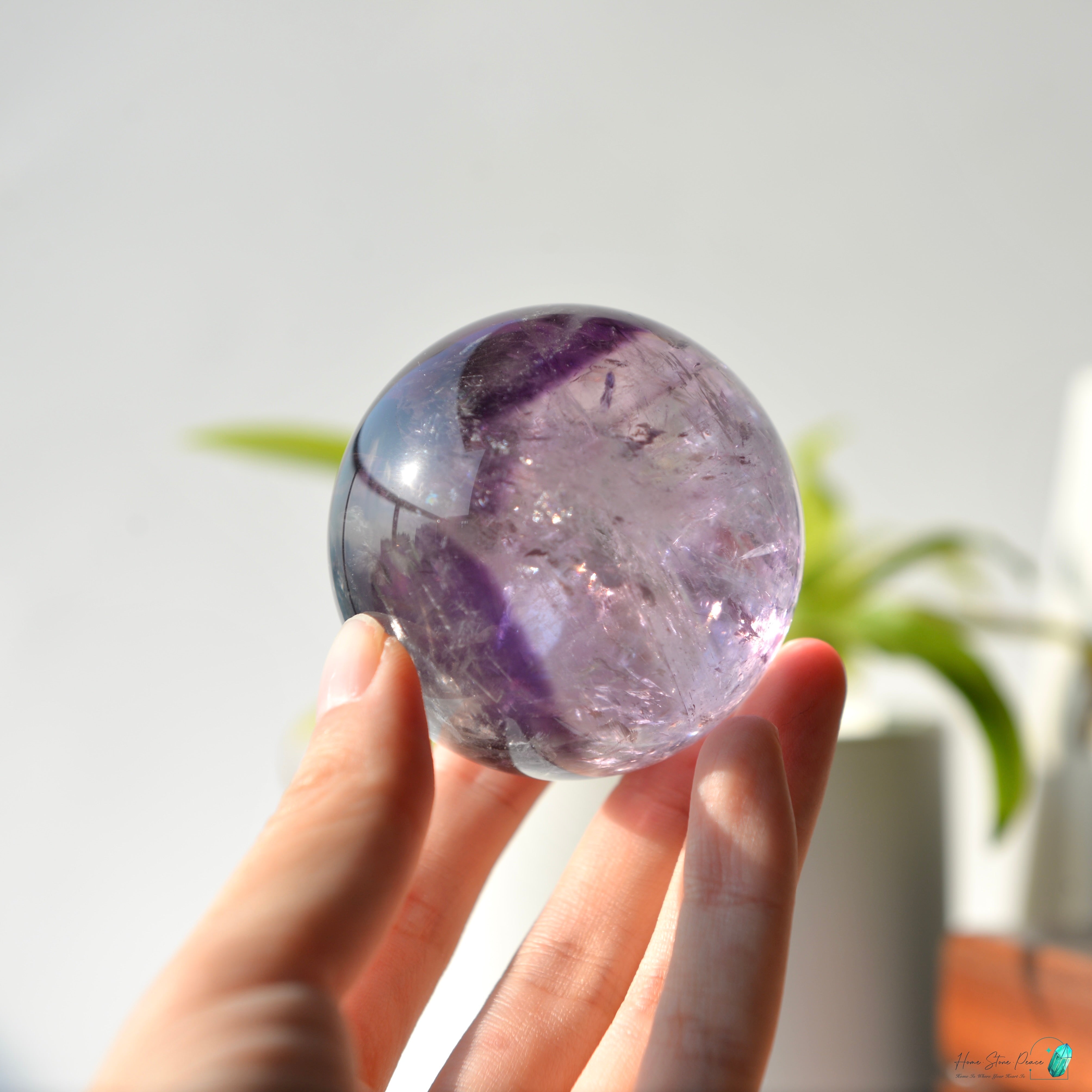 精品幻影紫水晶球 Premium Amethyst Phantom Sphere