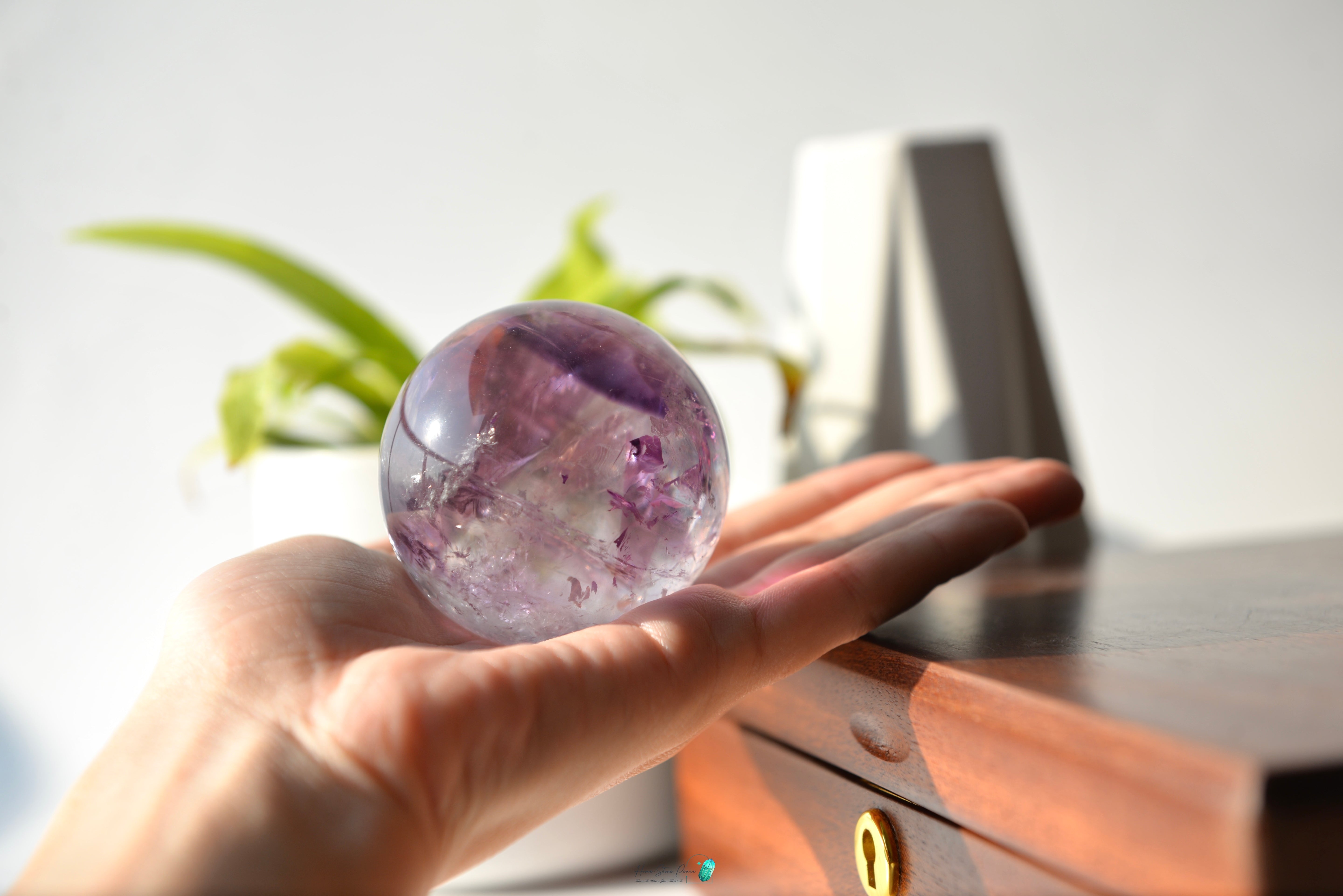 精品幻影紫水晶球 Premium Amethyst Phantom Sphere