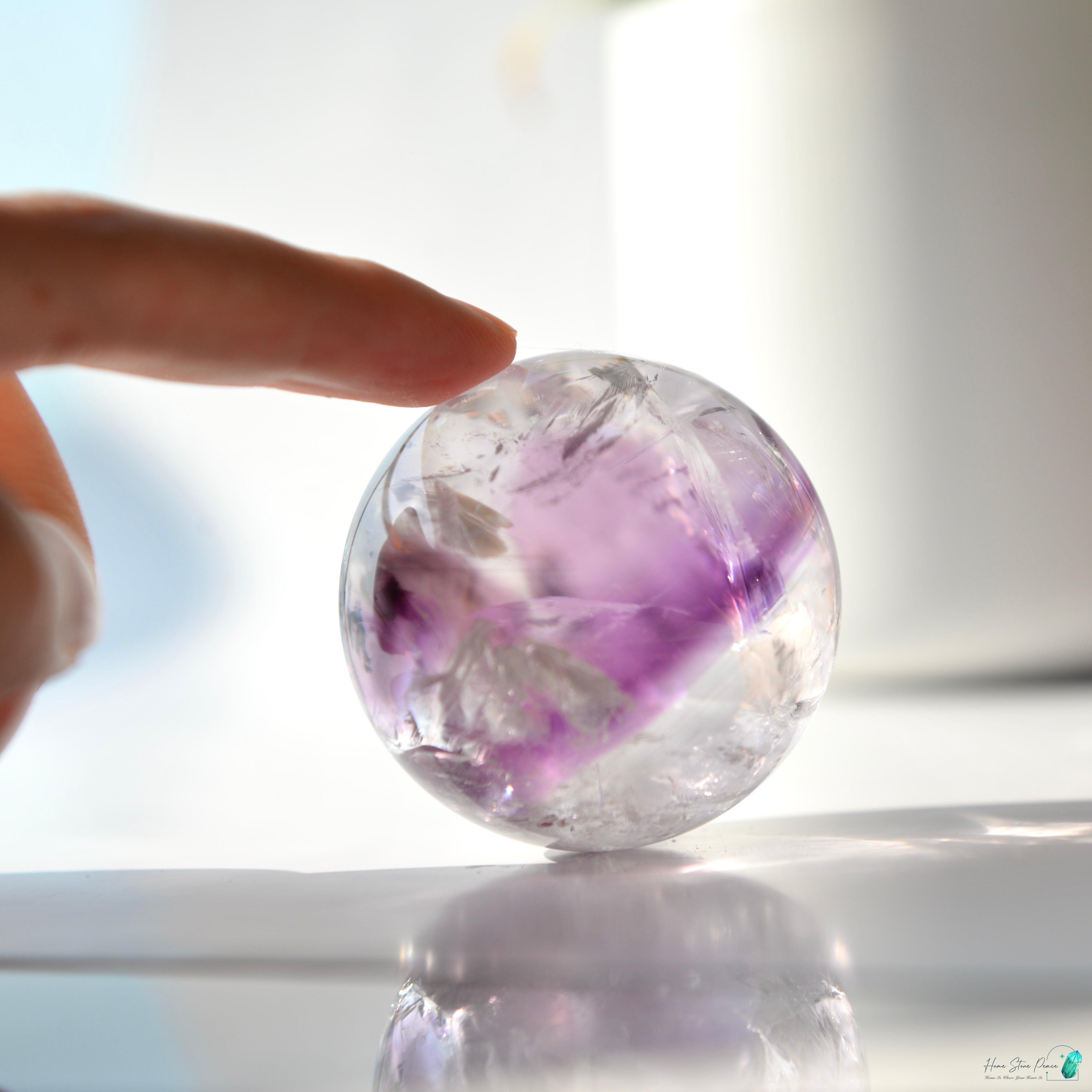 精品幻影紫水晶球 Premium Amethyst Phantom Sphere