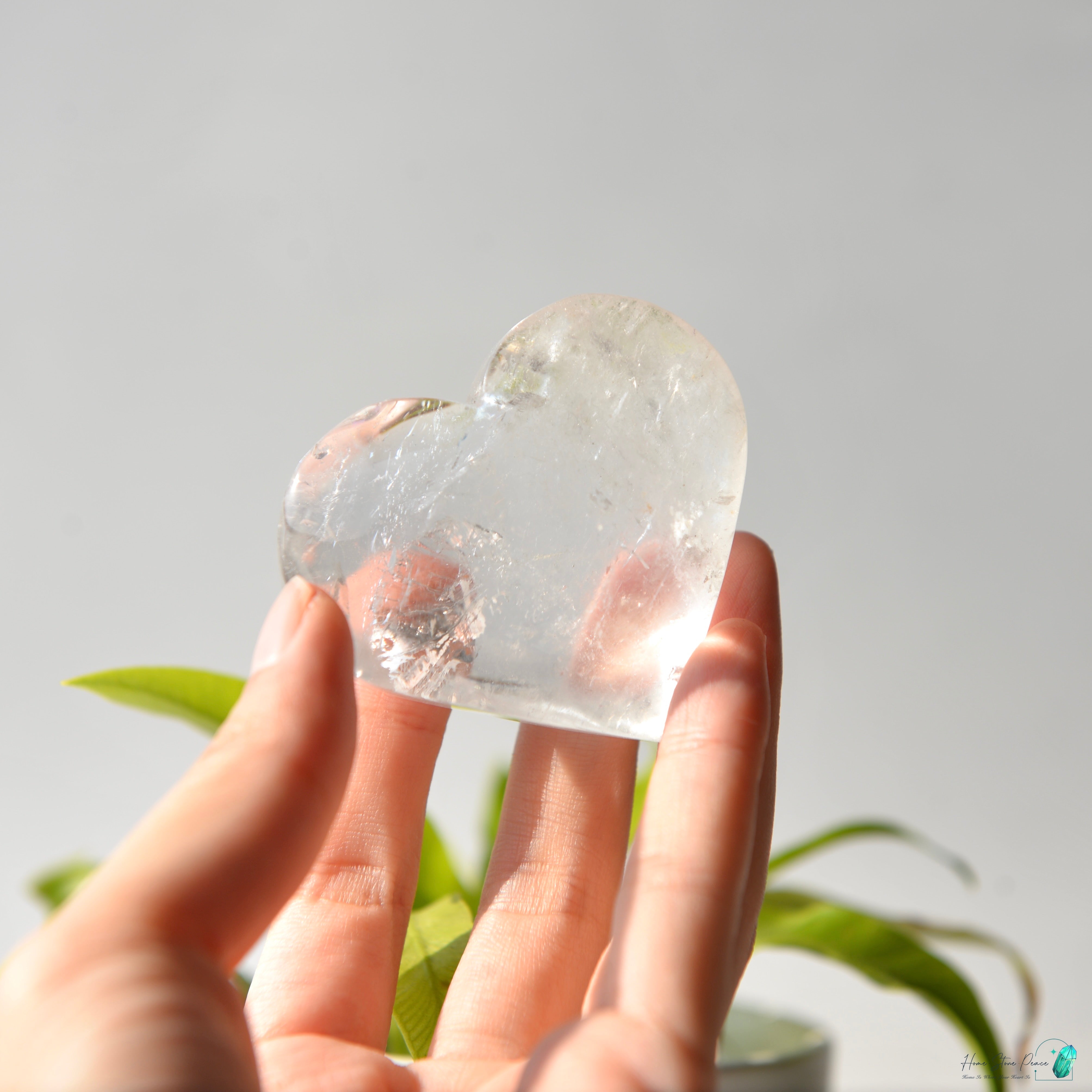 白水晶心 Clear Quartz Heart