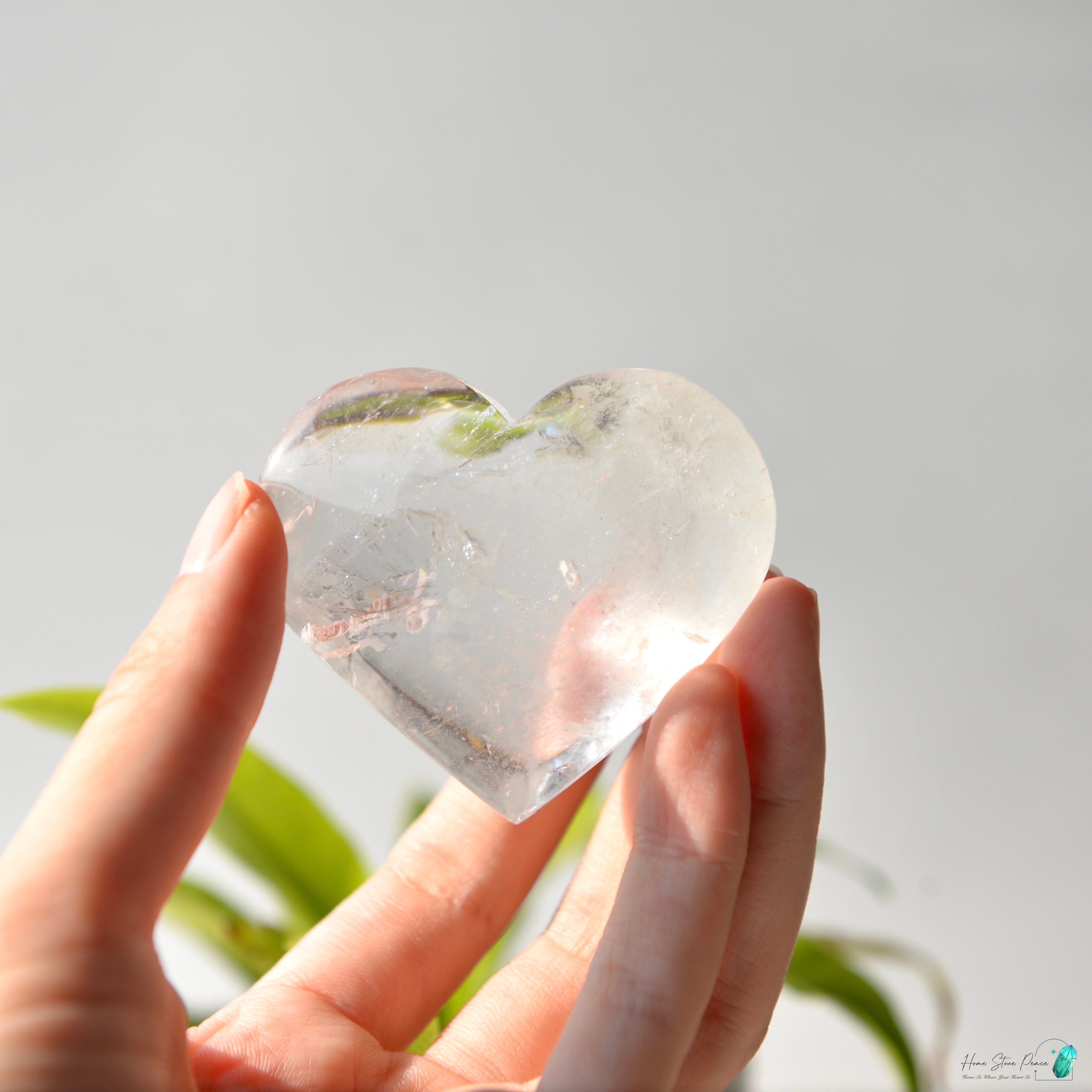 白水晶心 Clear Quartz Heart