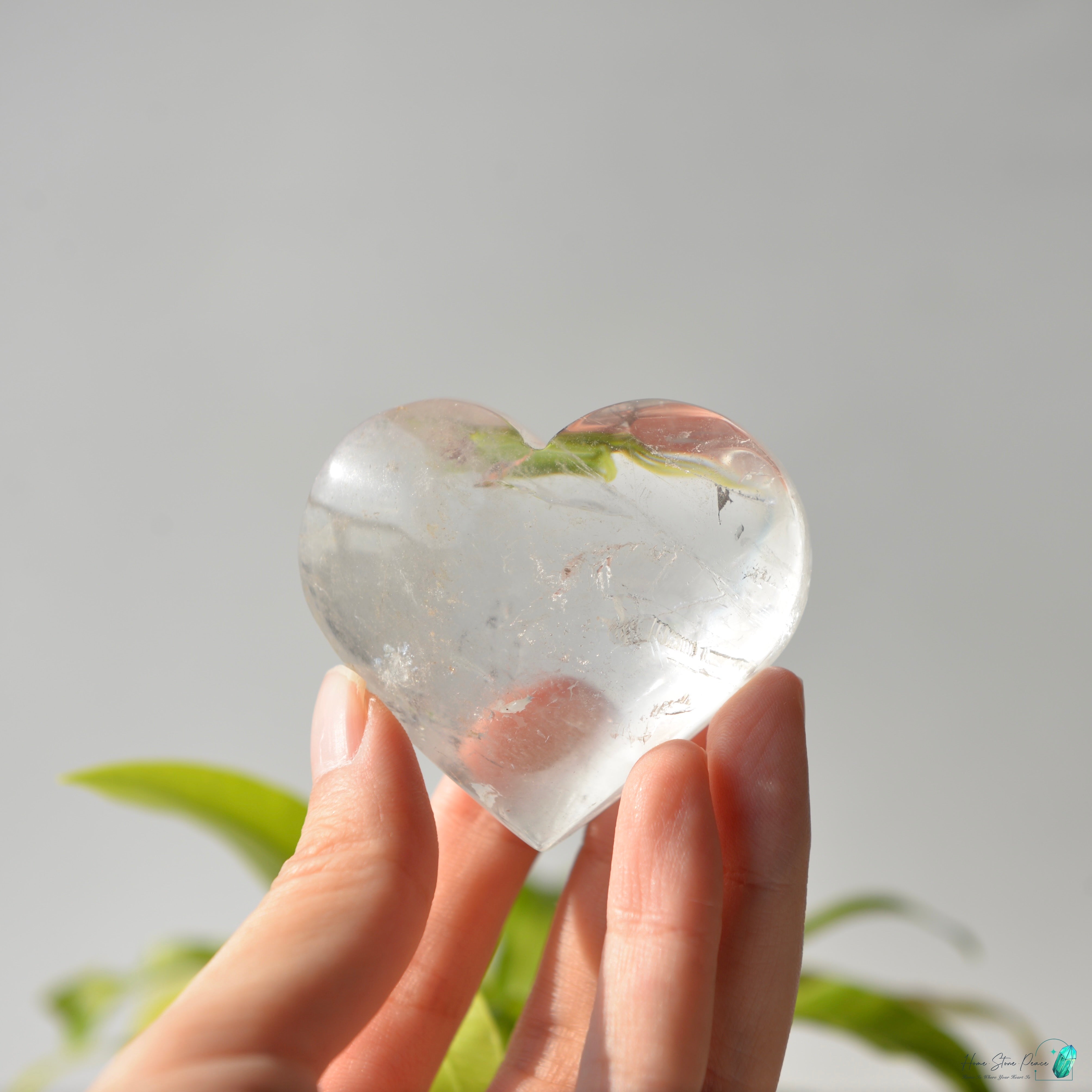 白水晶心 Clear Quartz Heart