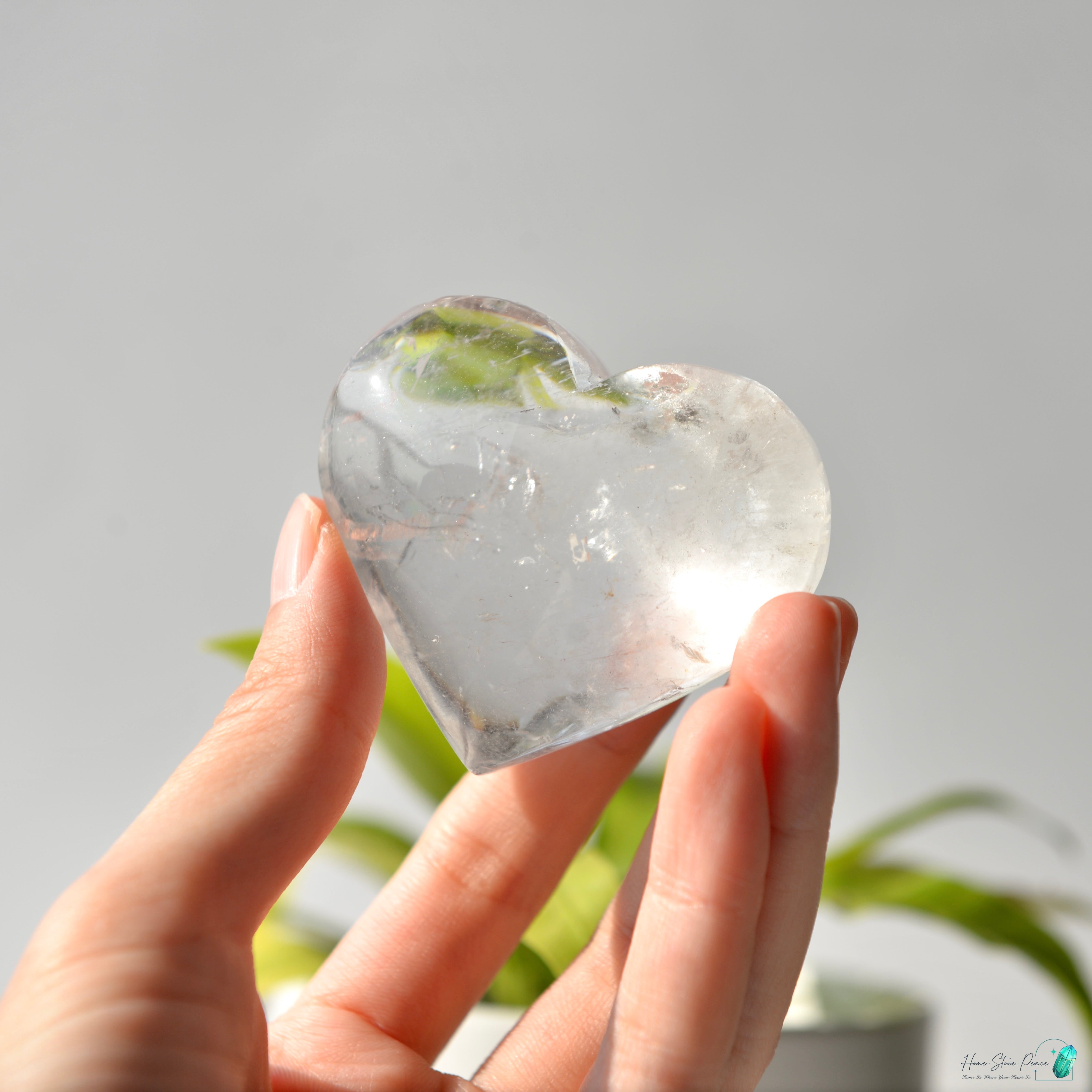 白水晶心 Clear Quartz Heart