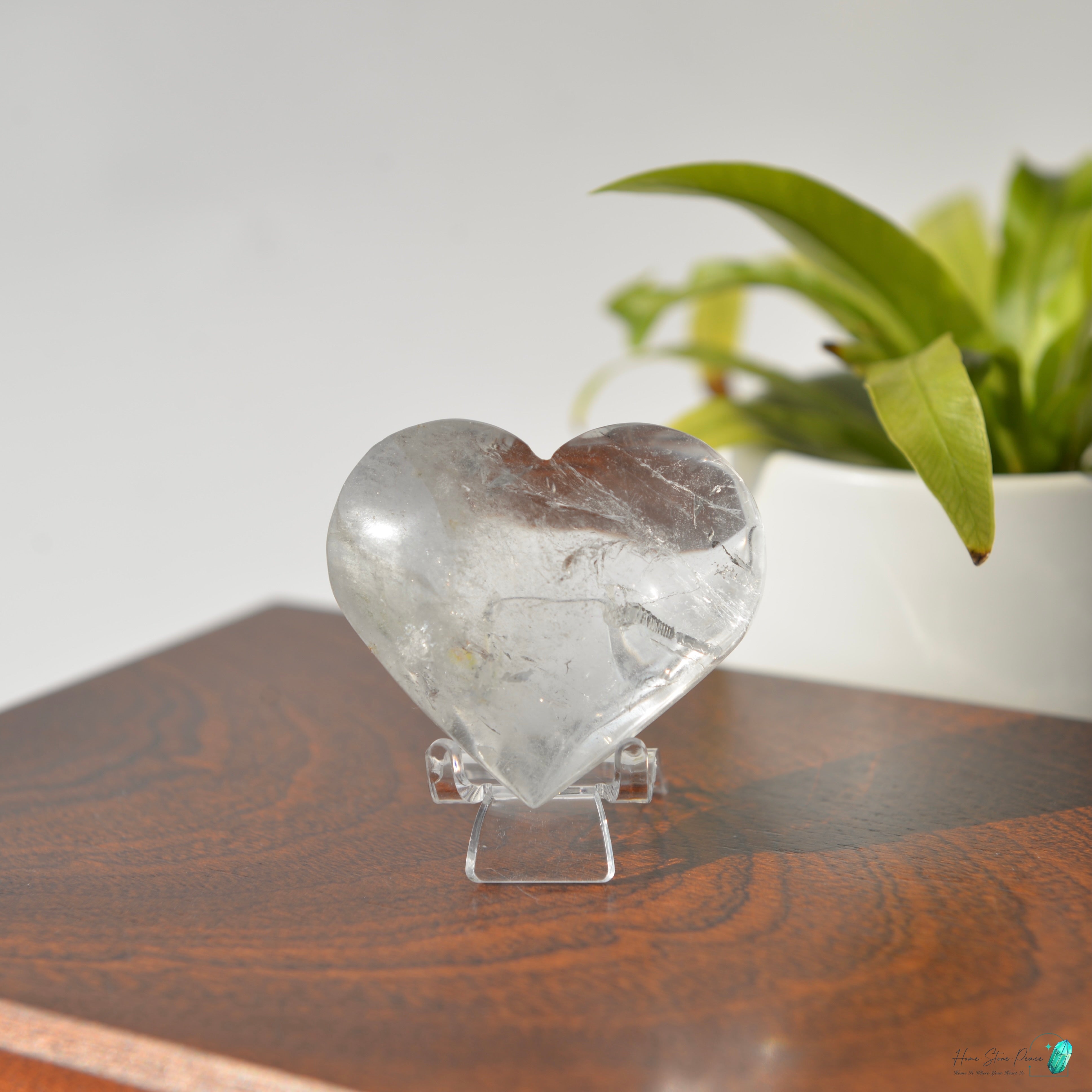 白水晶心 Clear Quartz Heart