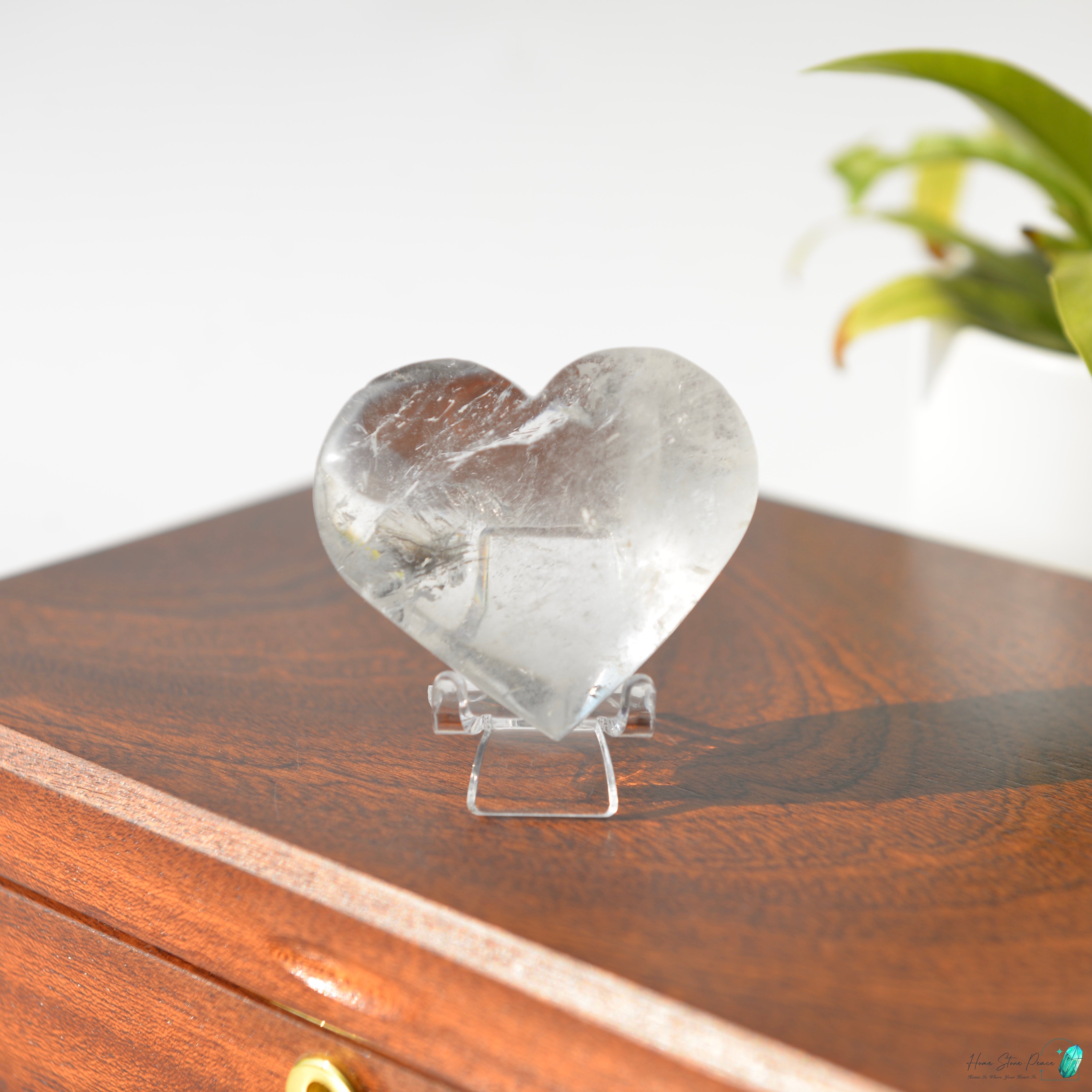 白水晶心 Clear Quartz Heart