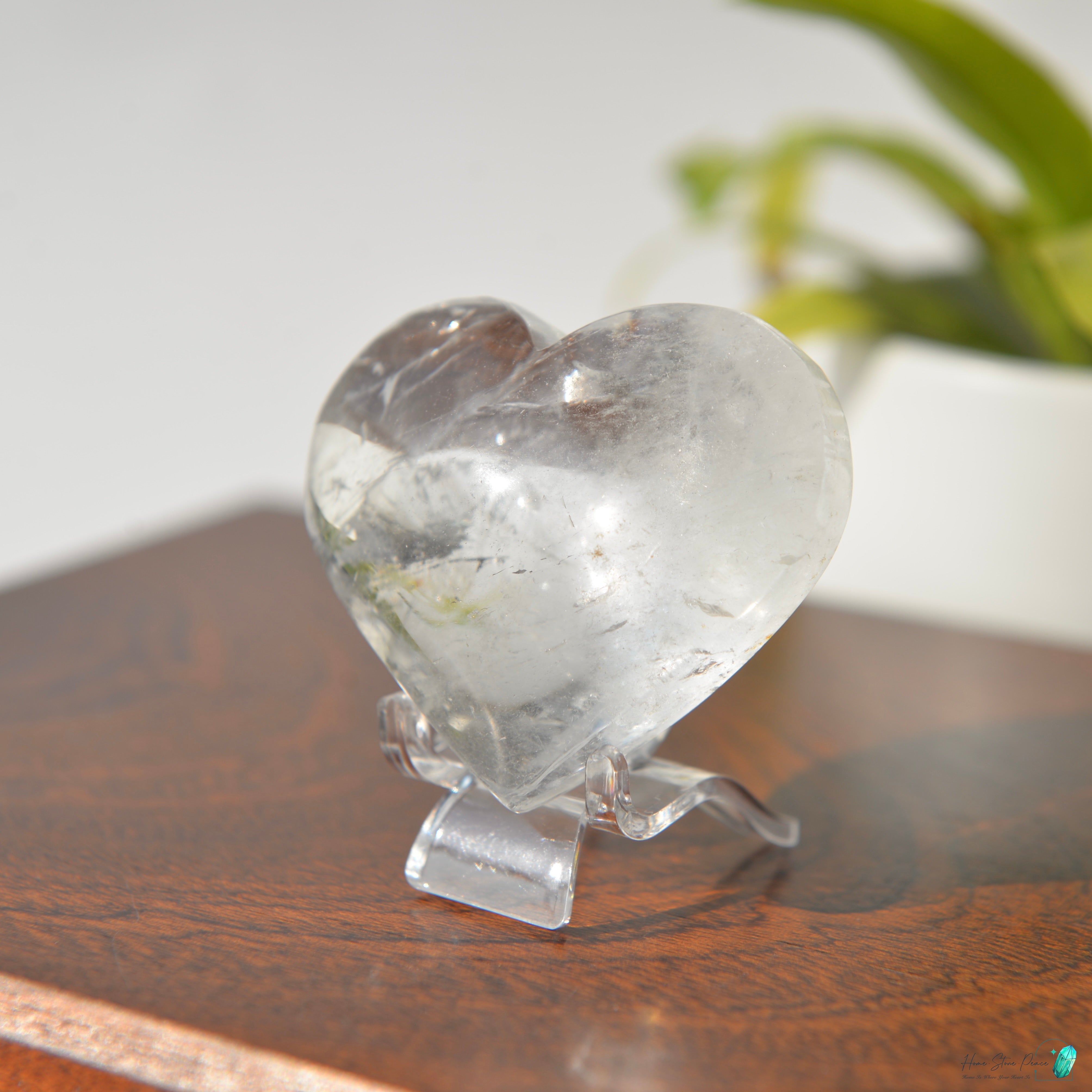 白水晶心 Clear Quartz Heart