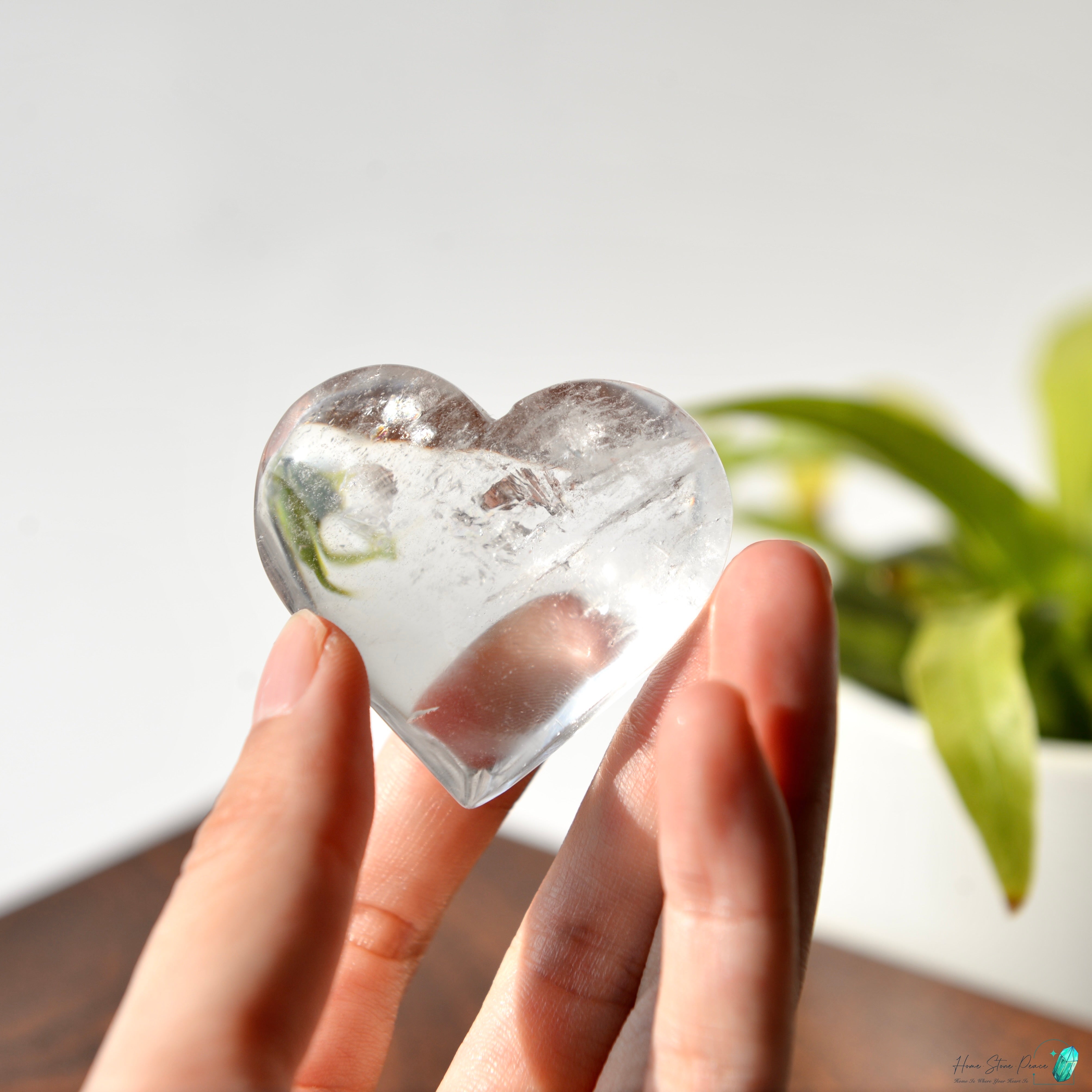 白水晶心 Clear Quartz Heart