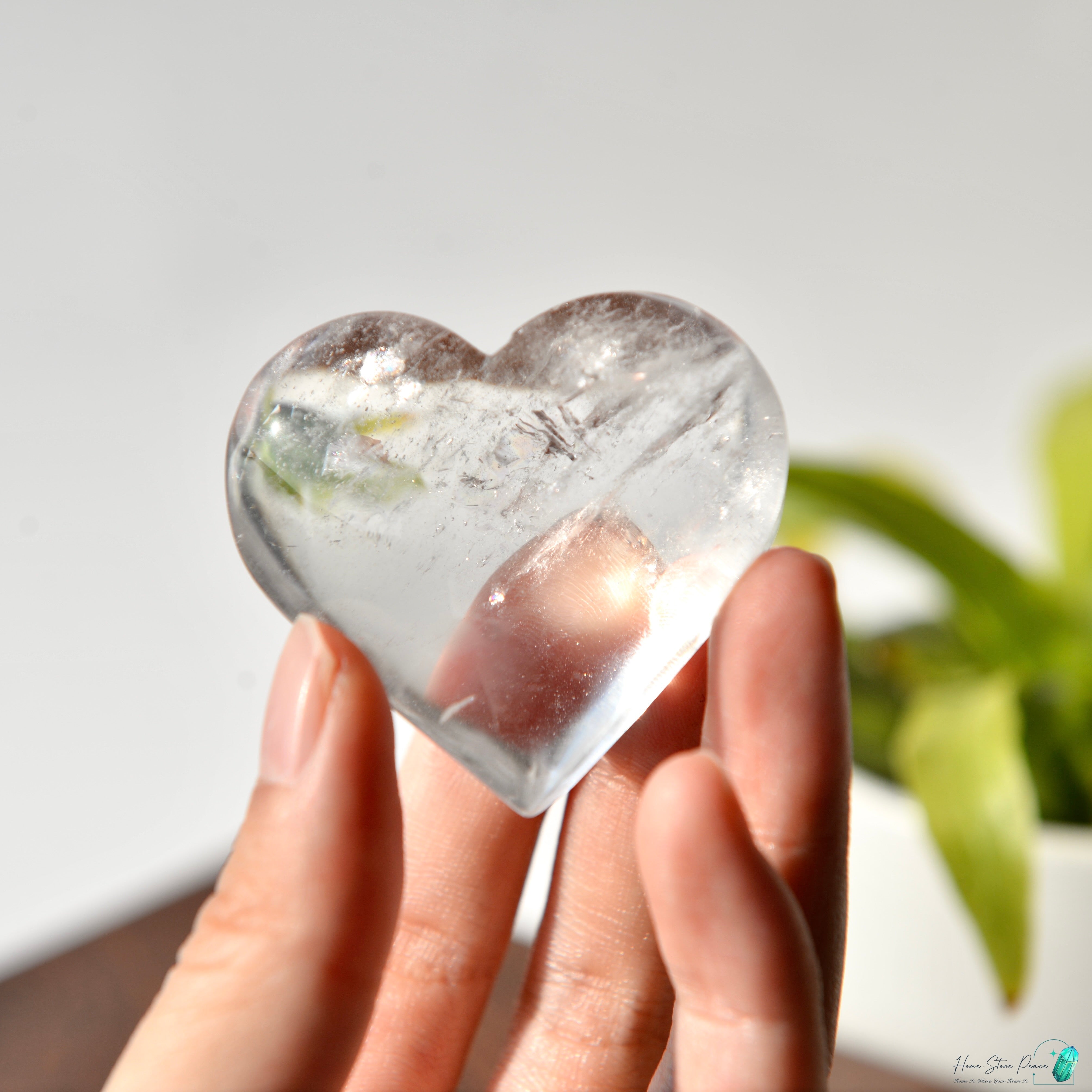 白水晶心 Clear Quartz Heart