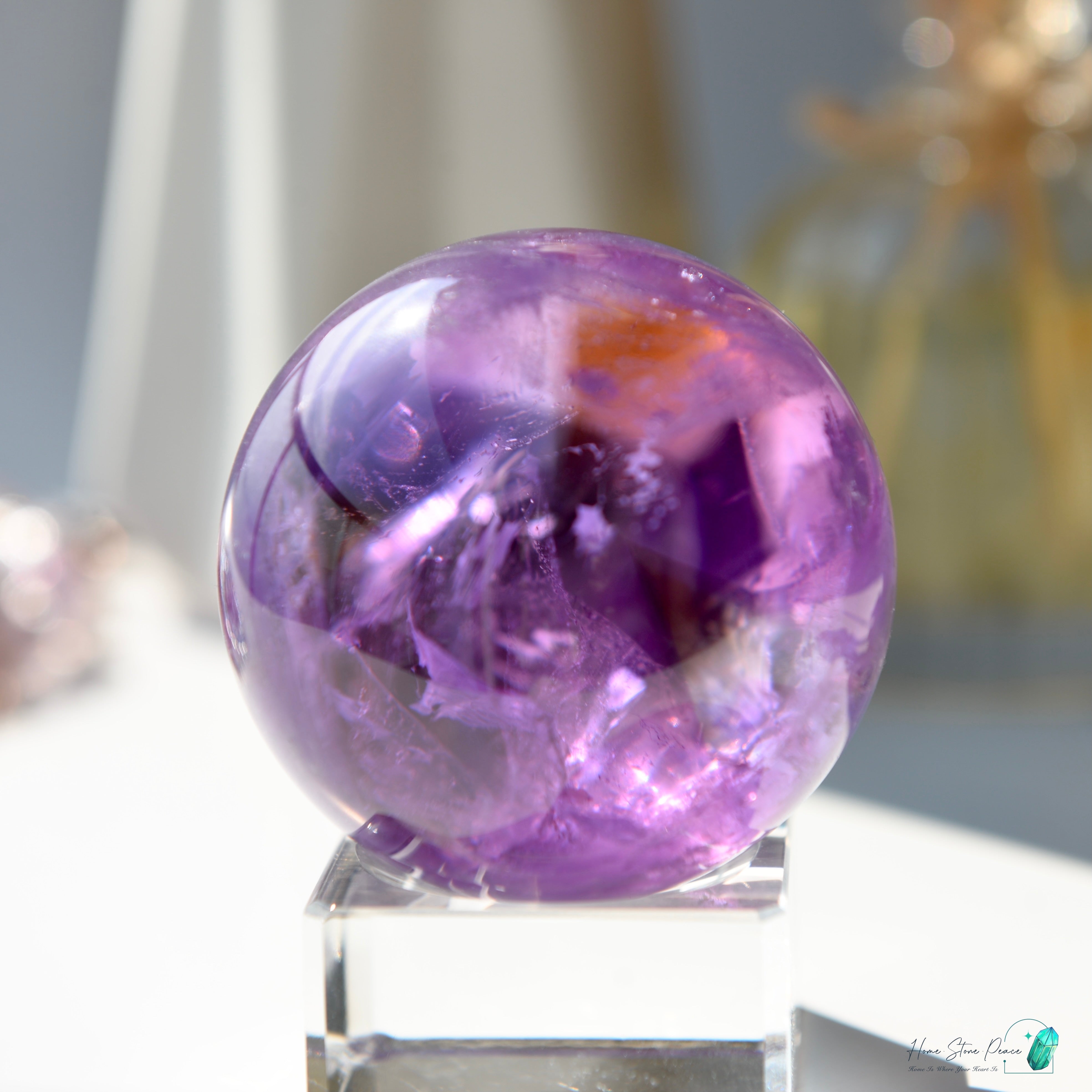 精品紫黃水晶球 Premium Ametrine Sphere