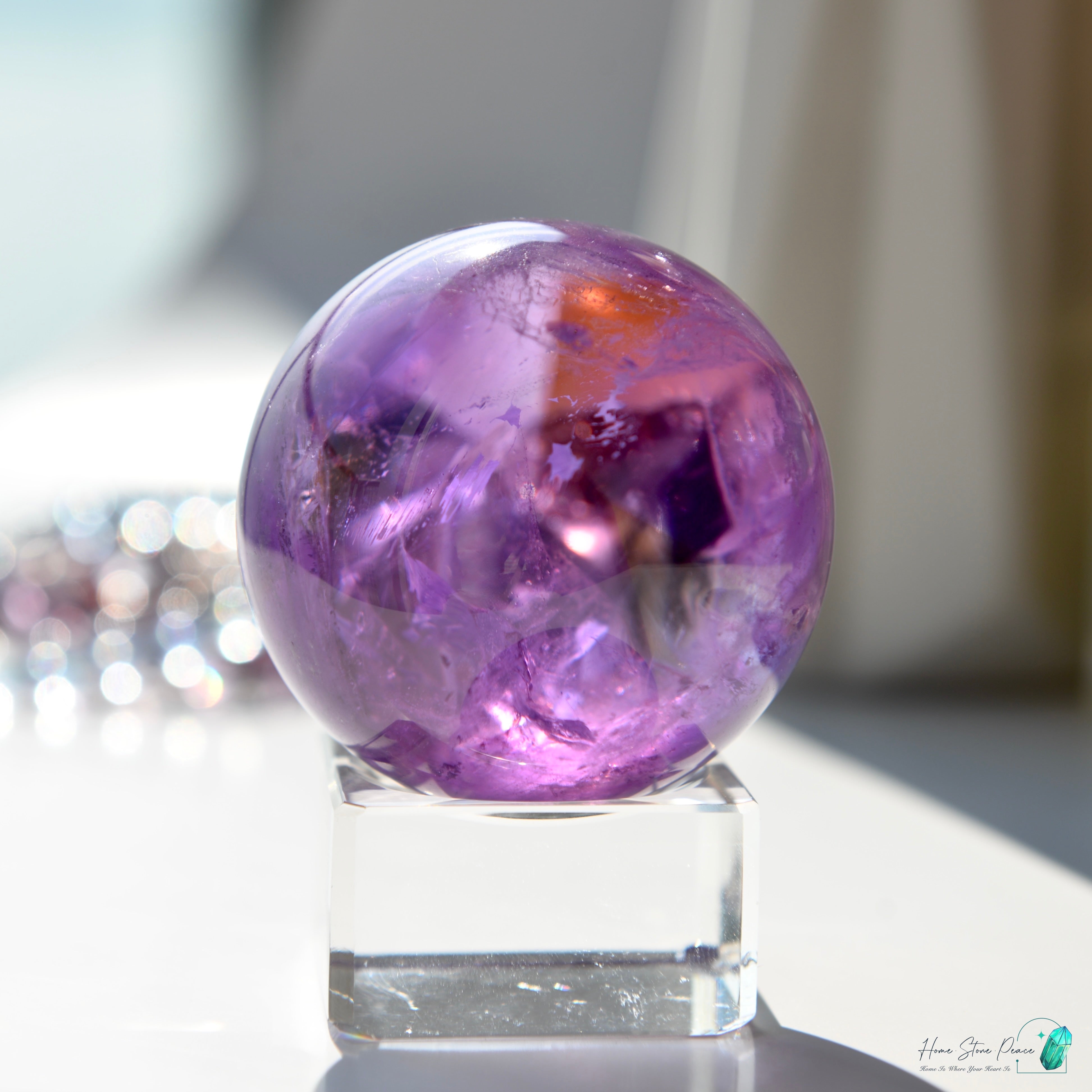 精品紫黃水晶球 Premium Ametrine Sphere