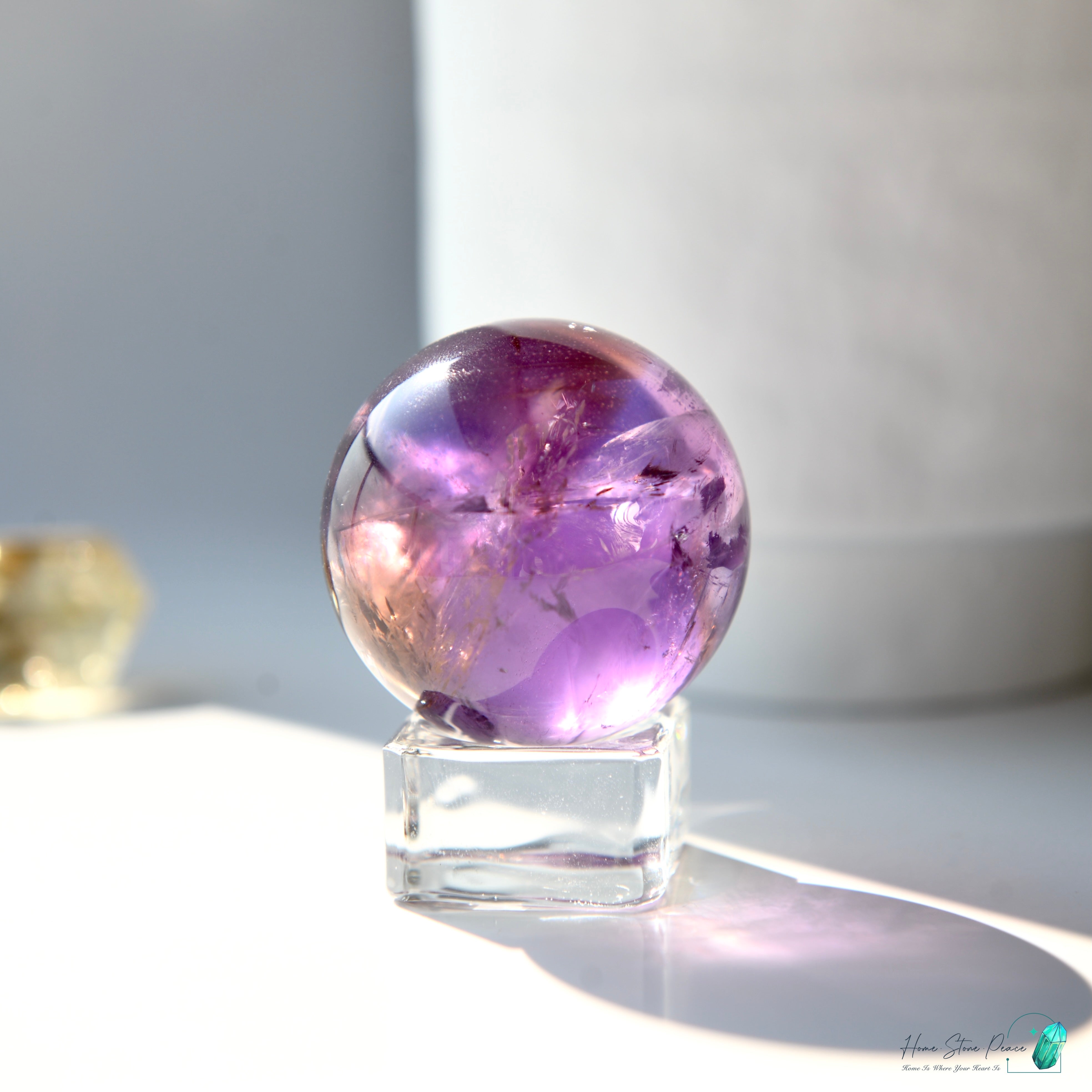 精品紫黃水晶球 Premium Ametrine Sphere