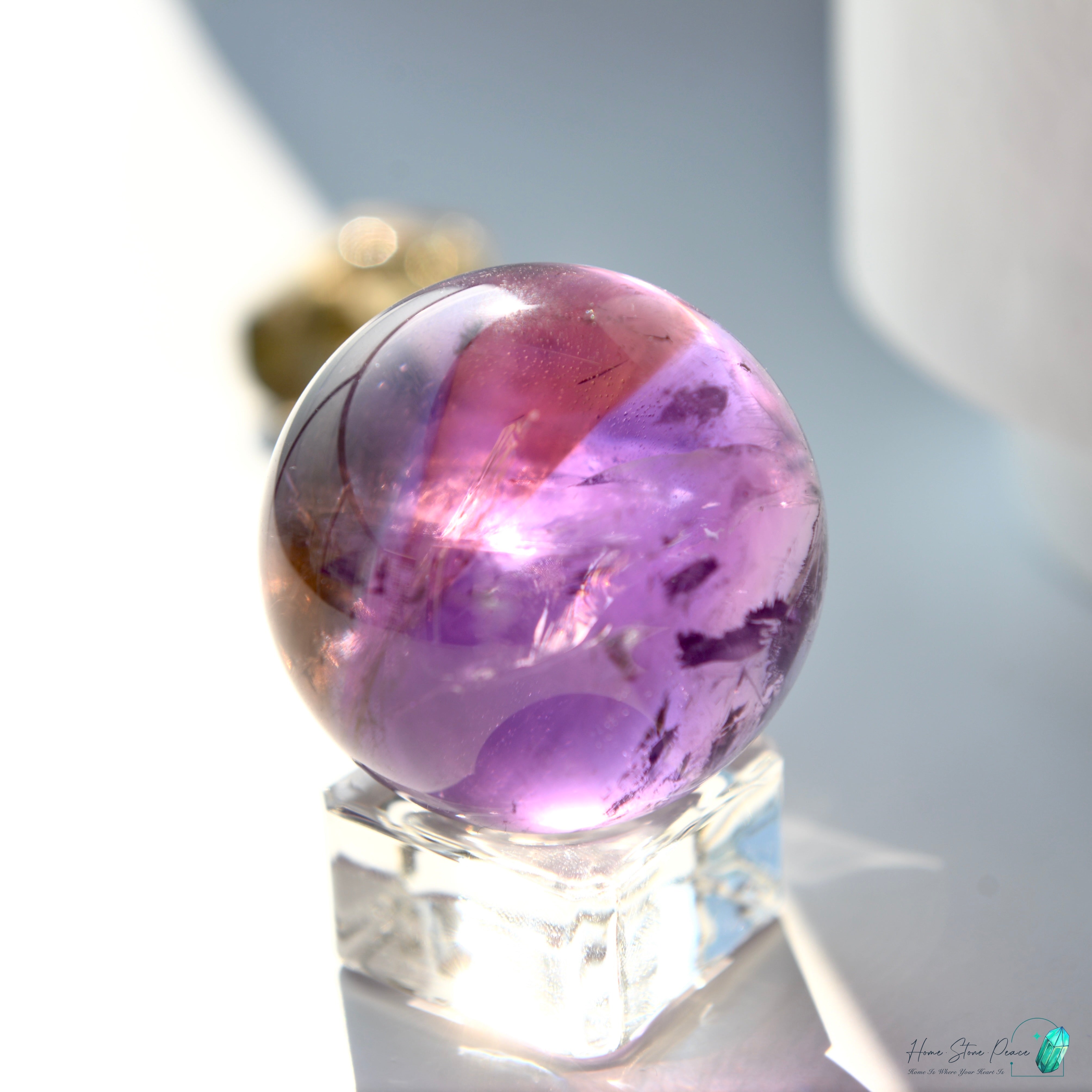 精品紫黃水晶球 Premium Ametrine Sphere