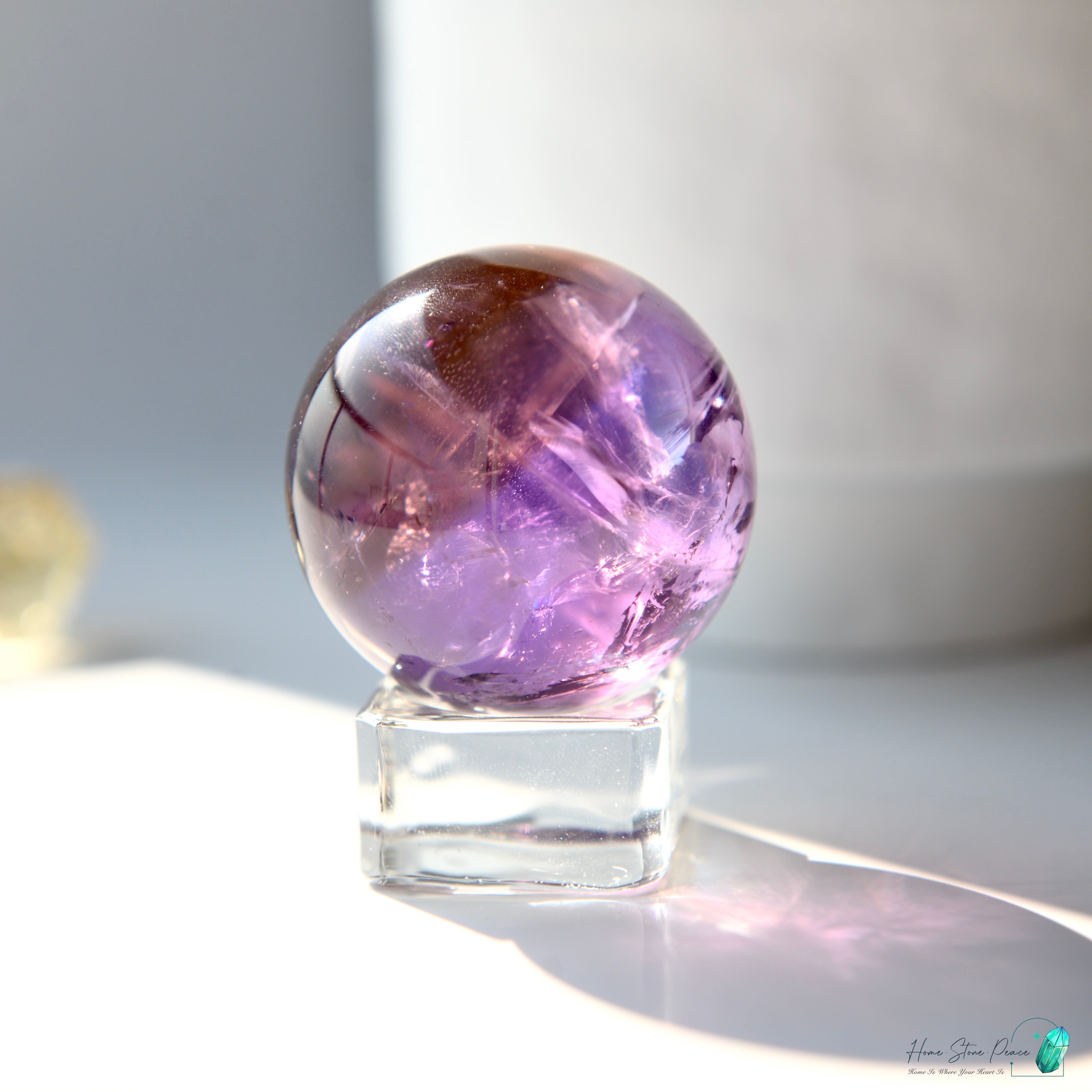 精品紫黃水晶球 Premium Ametrine Sphere