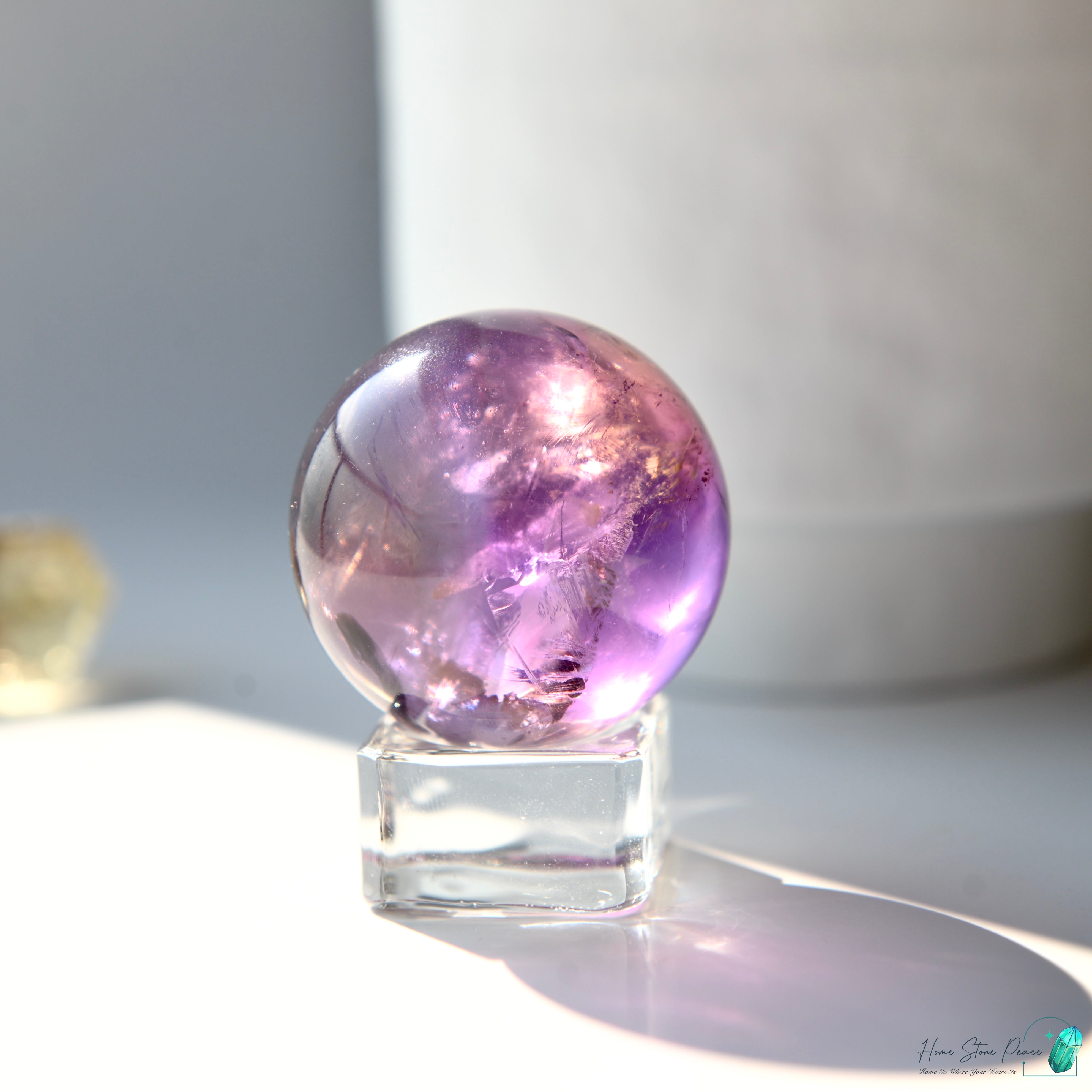 精品紫黃水晶球 Premium Ametrine Sphere